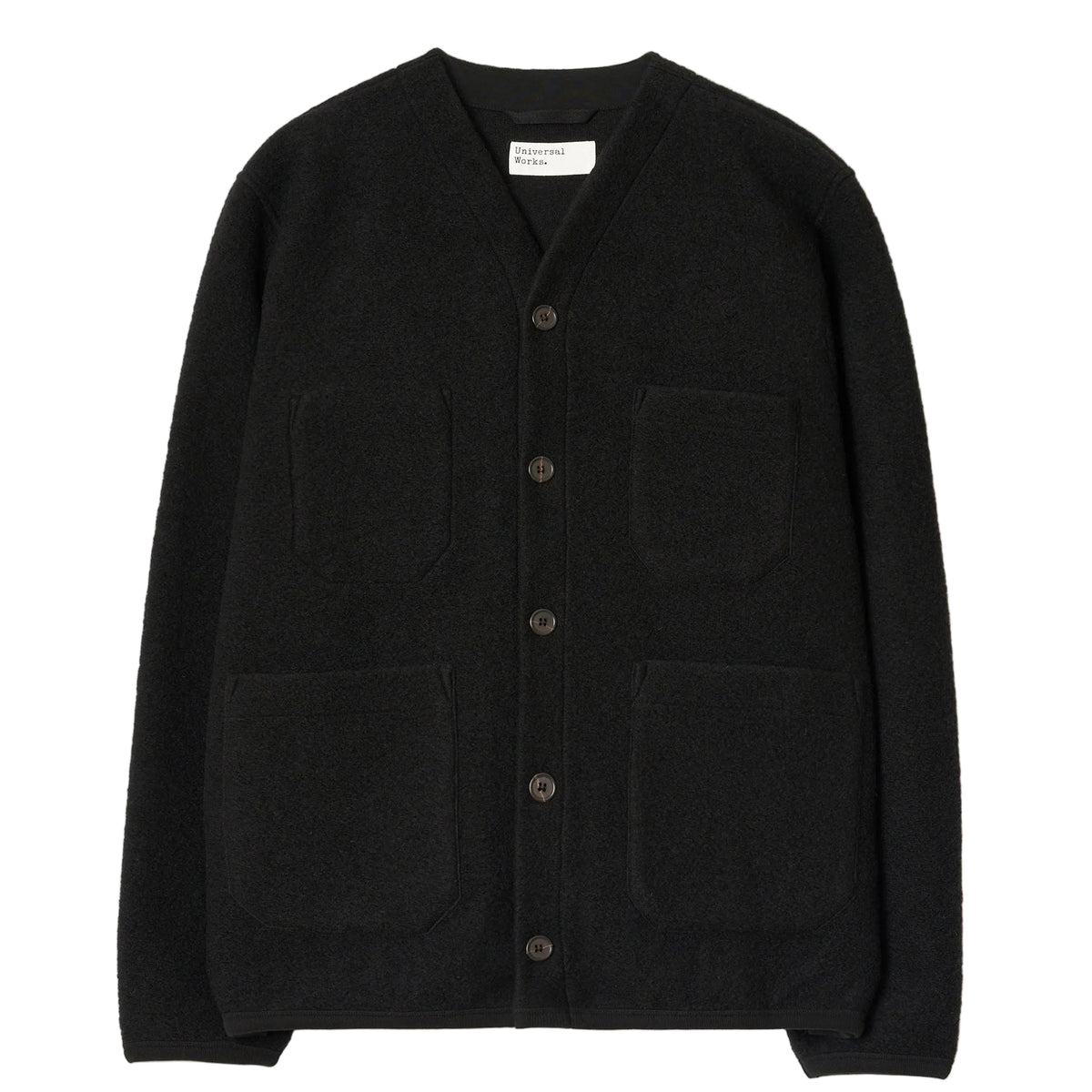 CARDIGAN WOOL BLACK