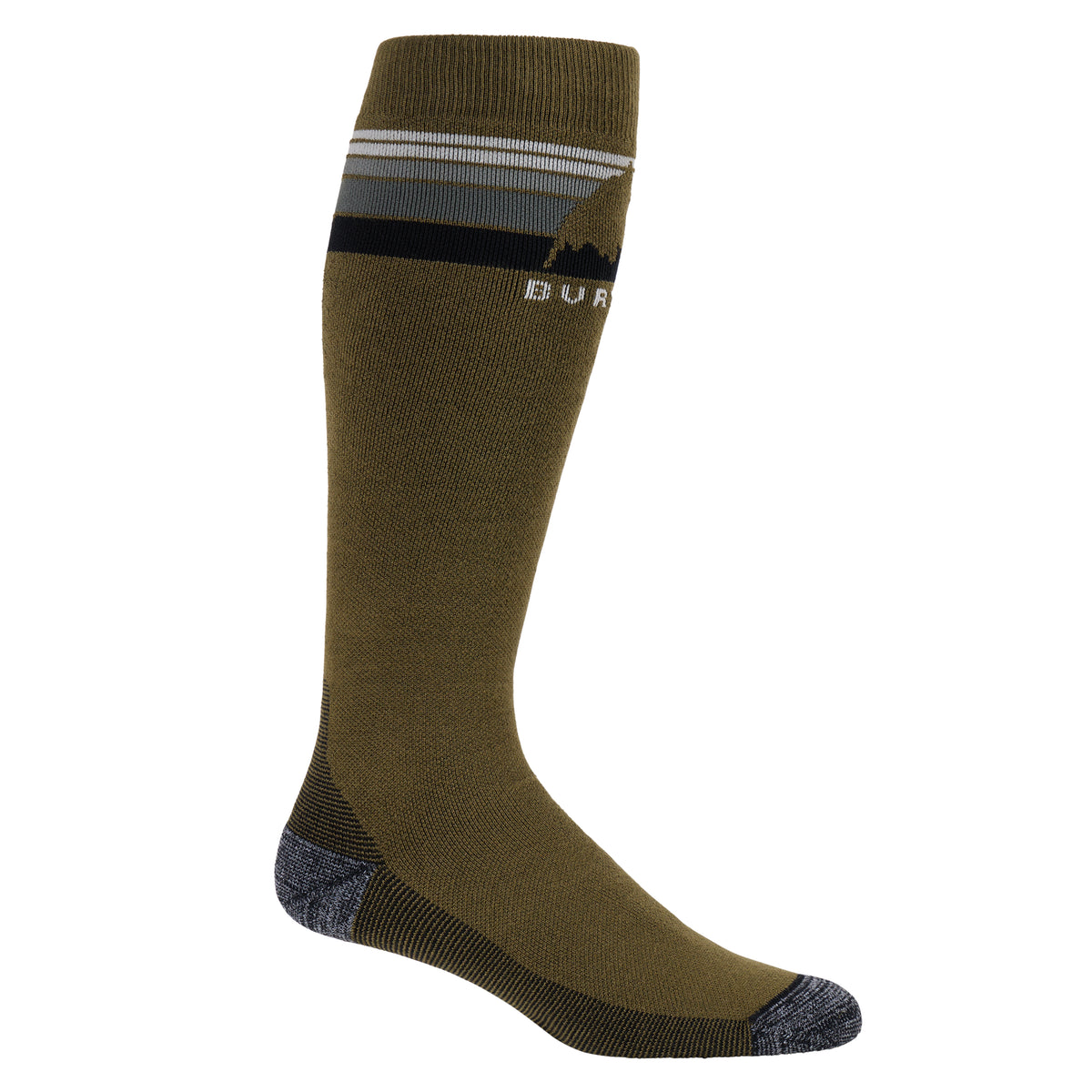 MIDWEIGHT EMBLEM SOCKS DRIED MOSS