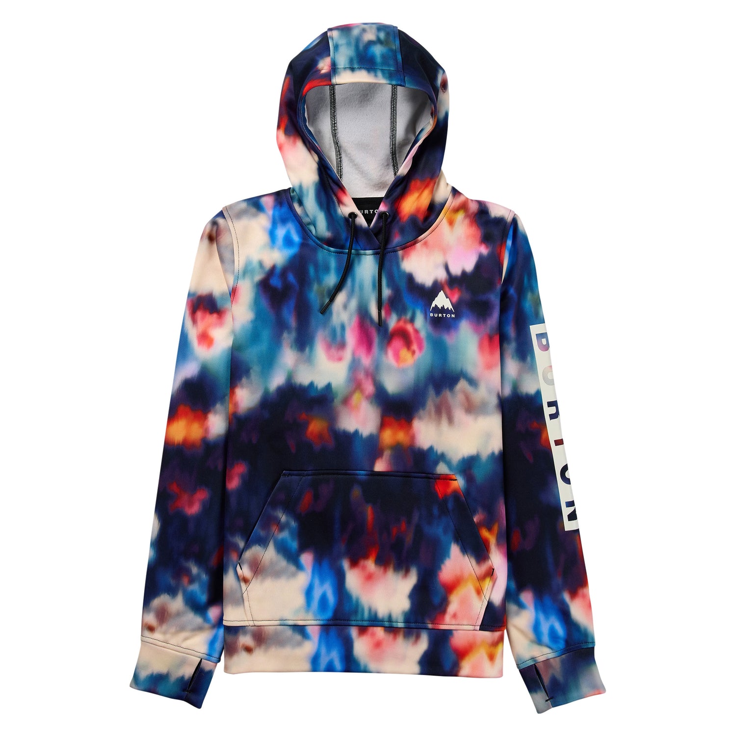 W OAK PULLOVER FLORAL BLUR
