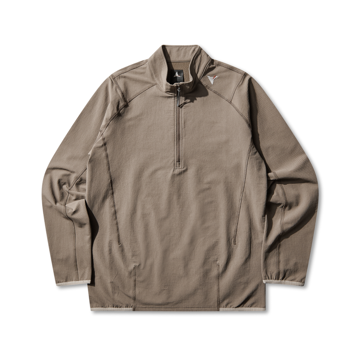 KIMO THERMAL HALF ZIP MIDLAYER TAUPE