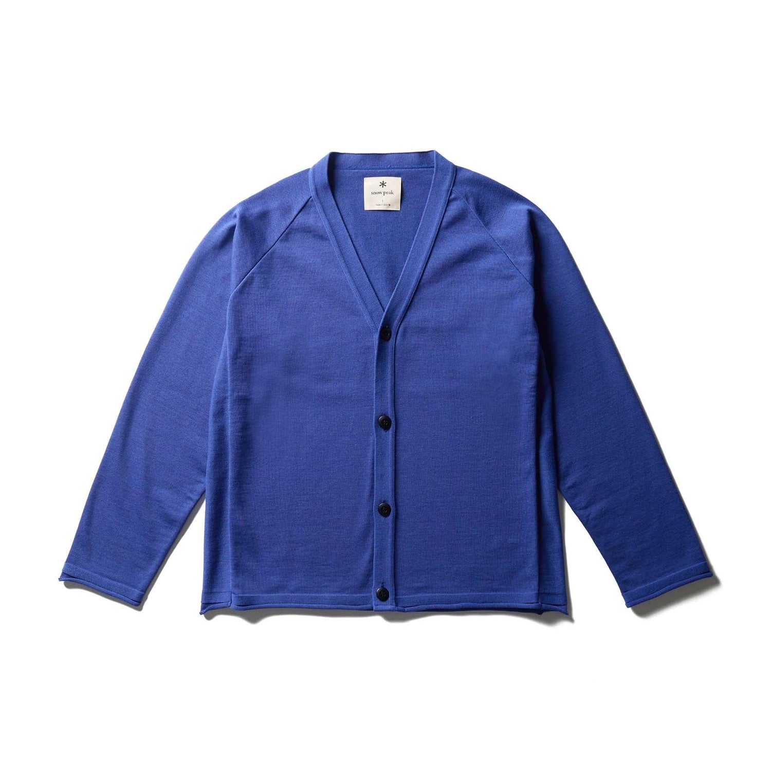 WATER-REPELLENT KNIT CARDIGAN BLUE