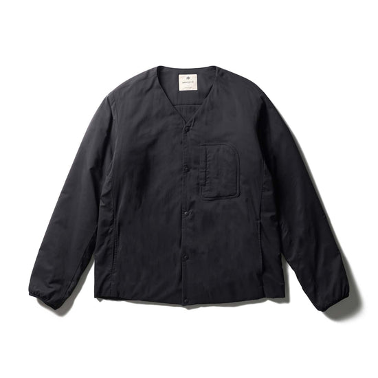 FLEXIBLE INSULATED CARDIGAN BLACK