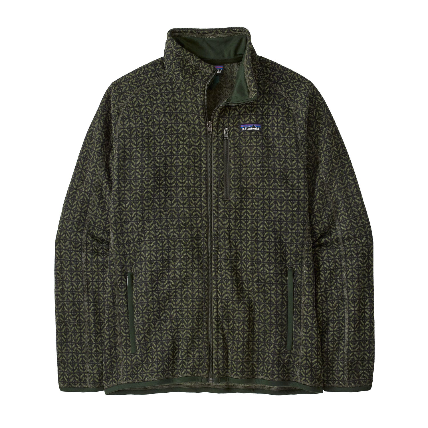 M'S BETTER SWEATER JACKET SCALES / OLD GROWTH GREEN