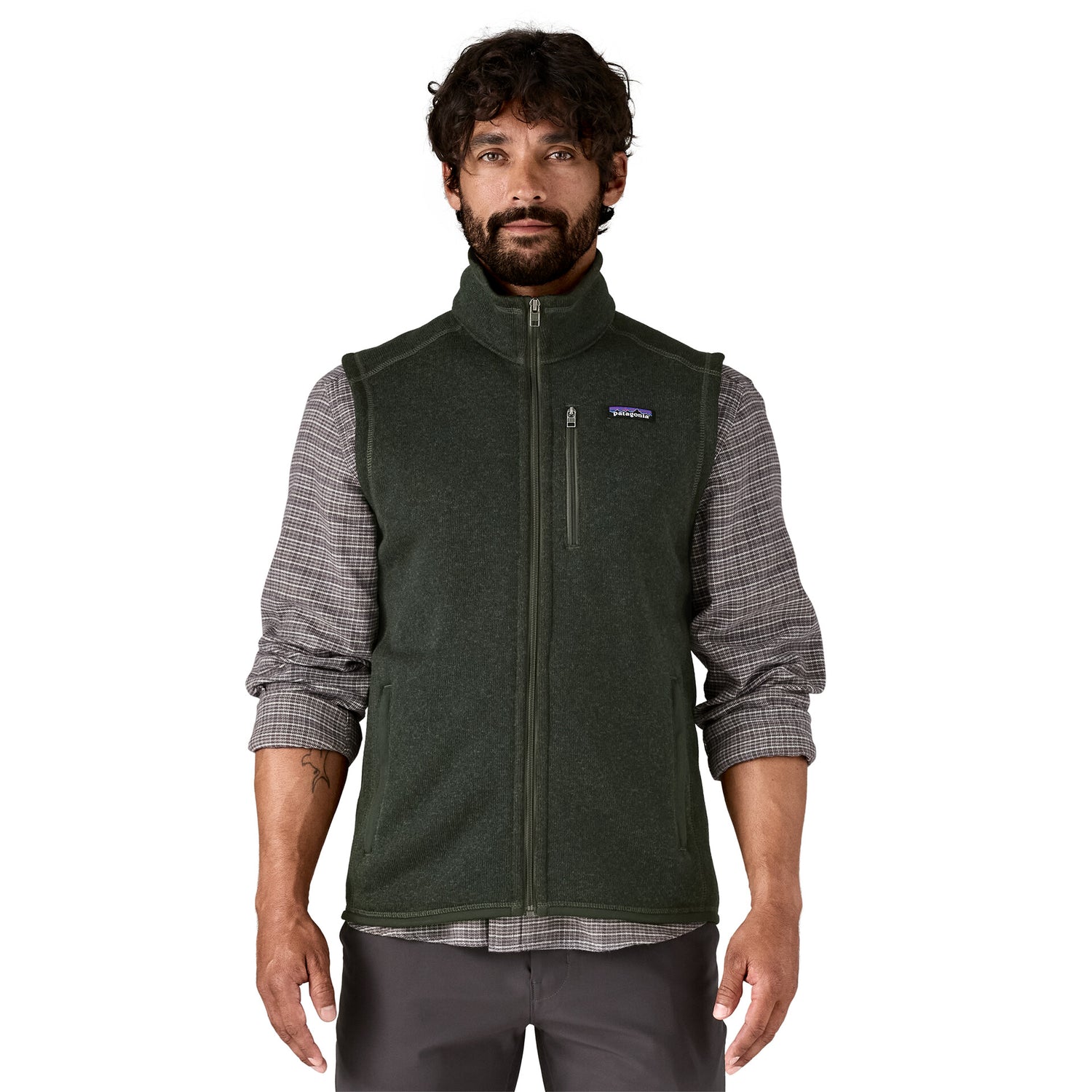 M'S BETTER SWEATER VEST OLD GROWTH GREEN