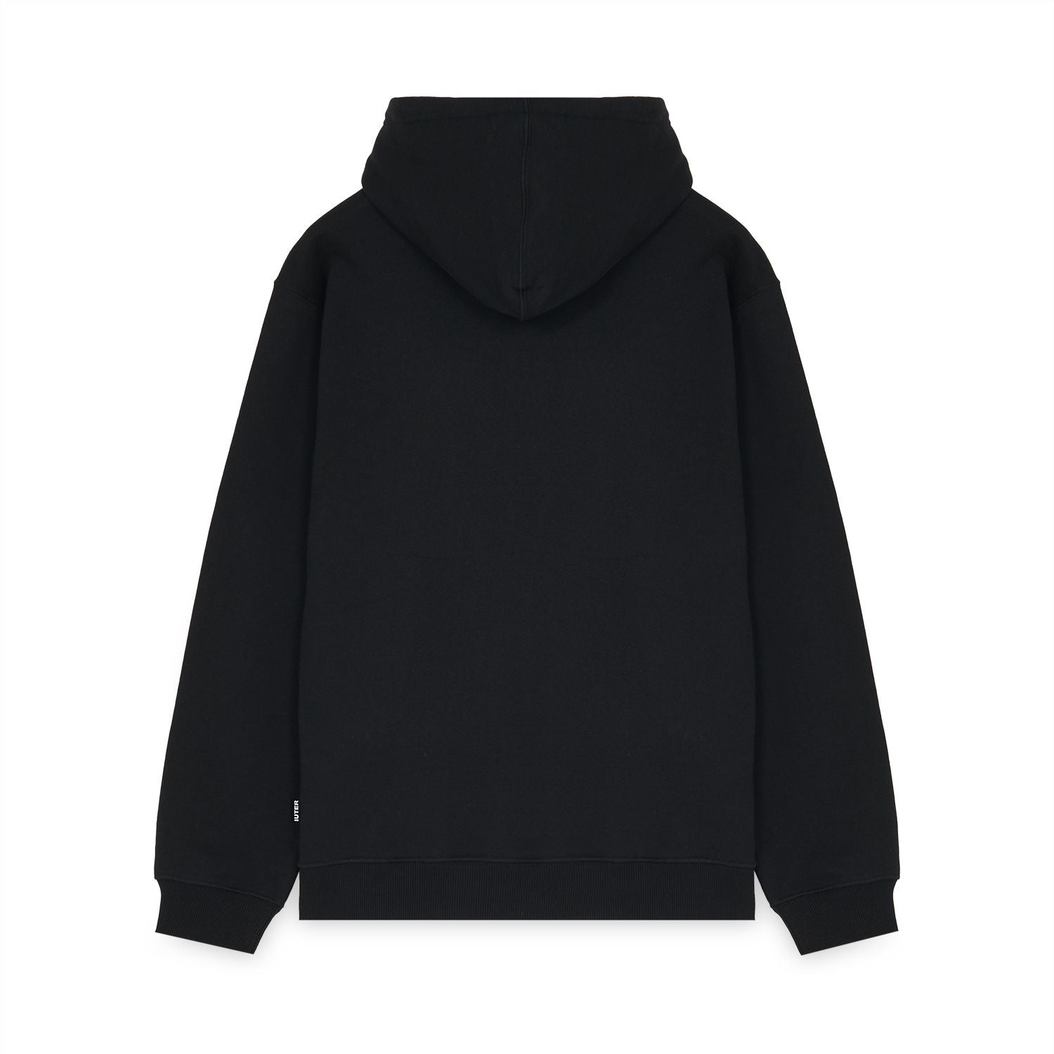 HEART LOGO ZIP HOODIE BLACK