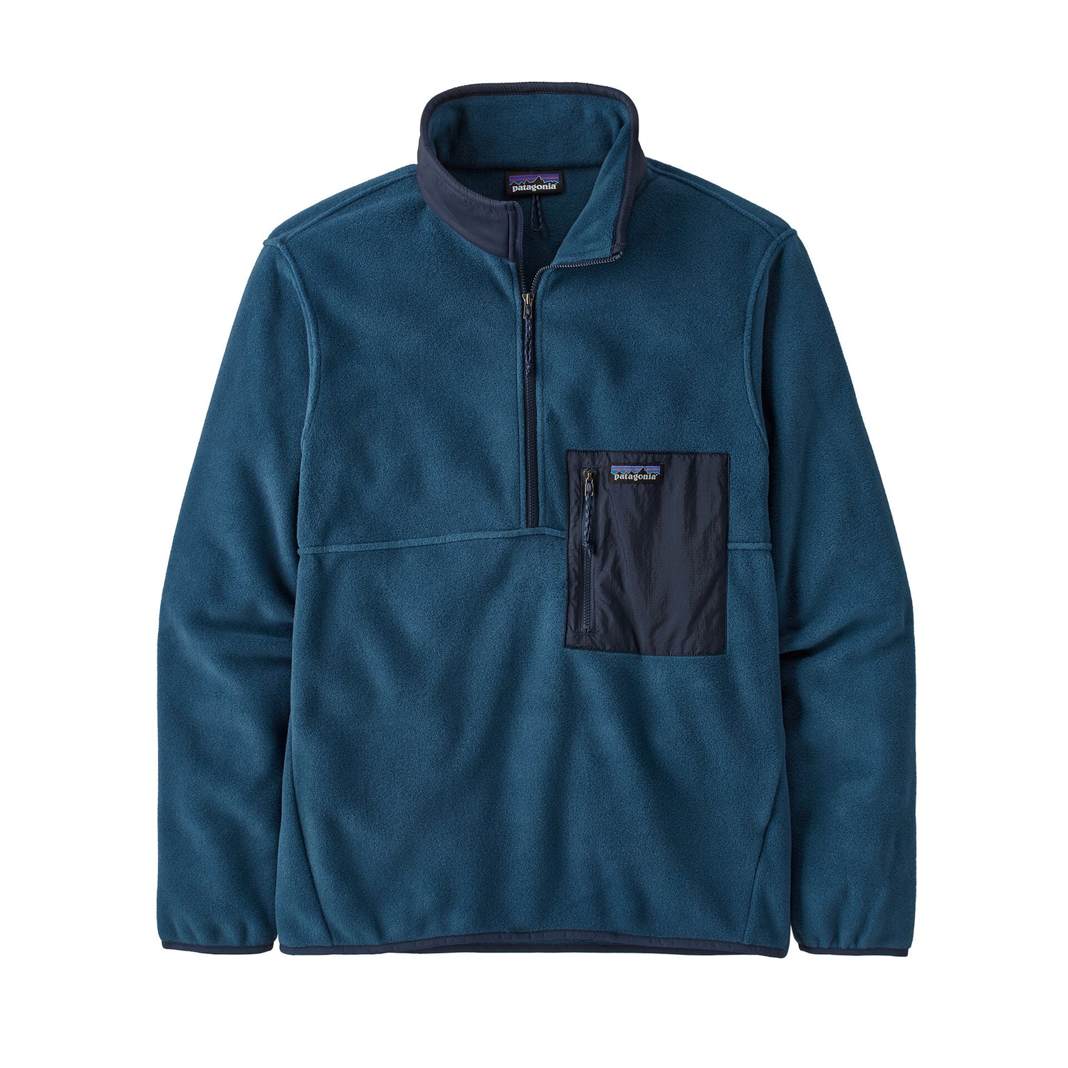 M'S MICRODINI 1/2 ZIP P/O TIDEPOOL BLUE