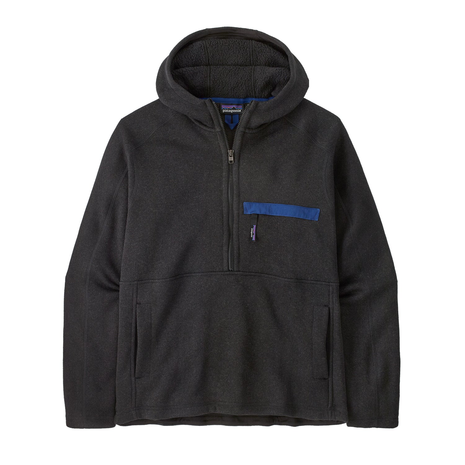 M'S BETTER SWEATER 1/2 ZIP P/O BLACK