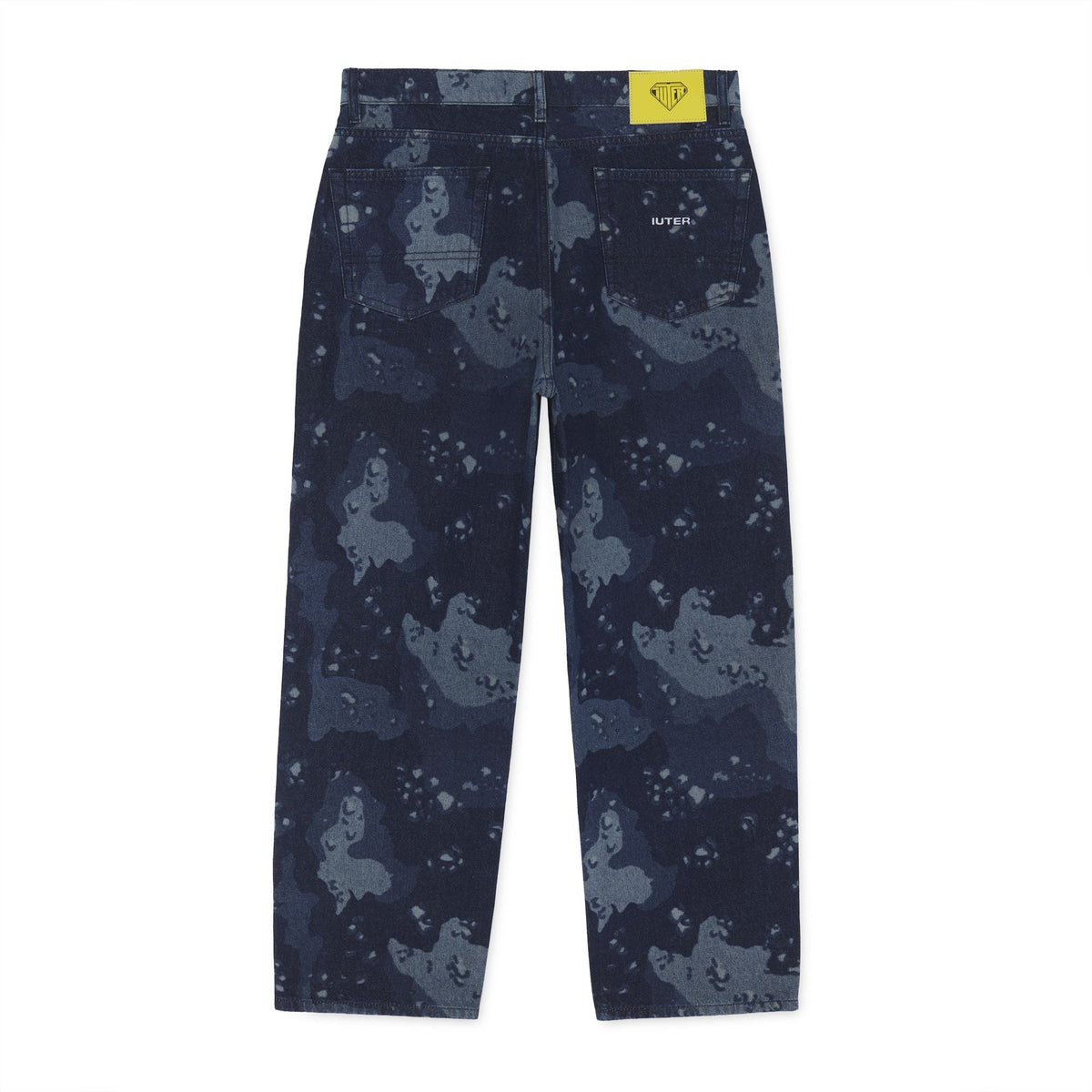 CHOCO CHIP BAGGY DENIM PANTS BLUE