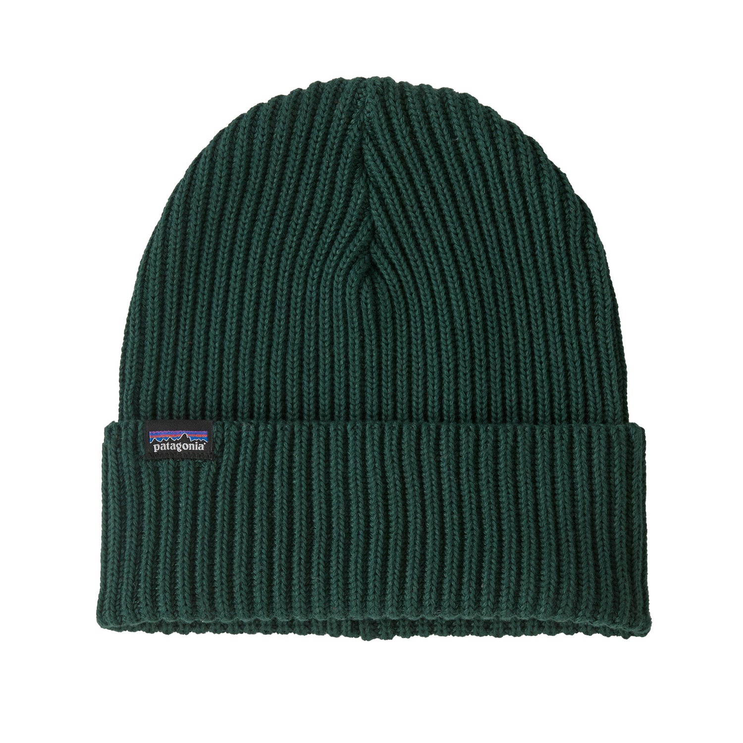 FISHERMANS ROLLED BEANIE CASCADE GREEN
