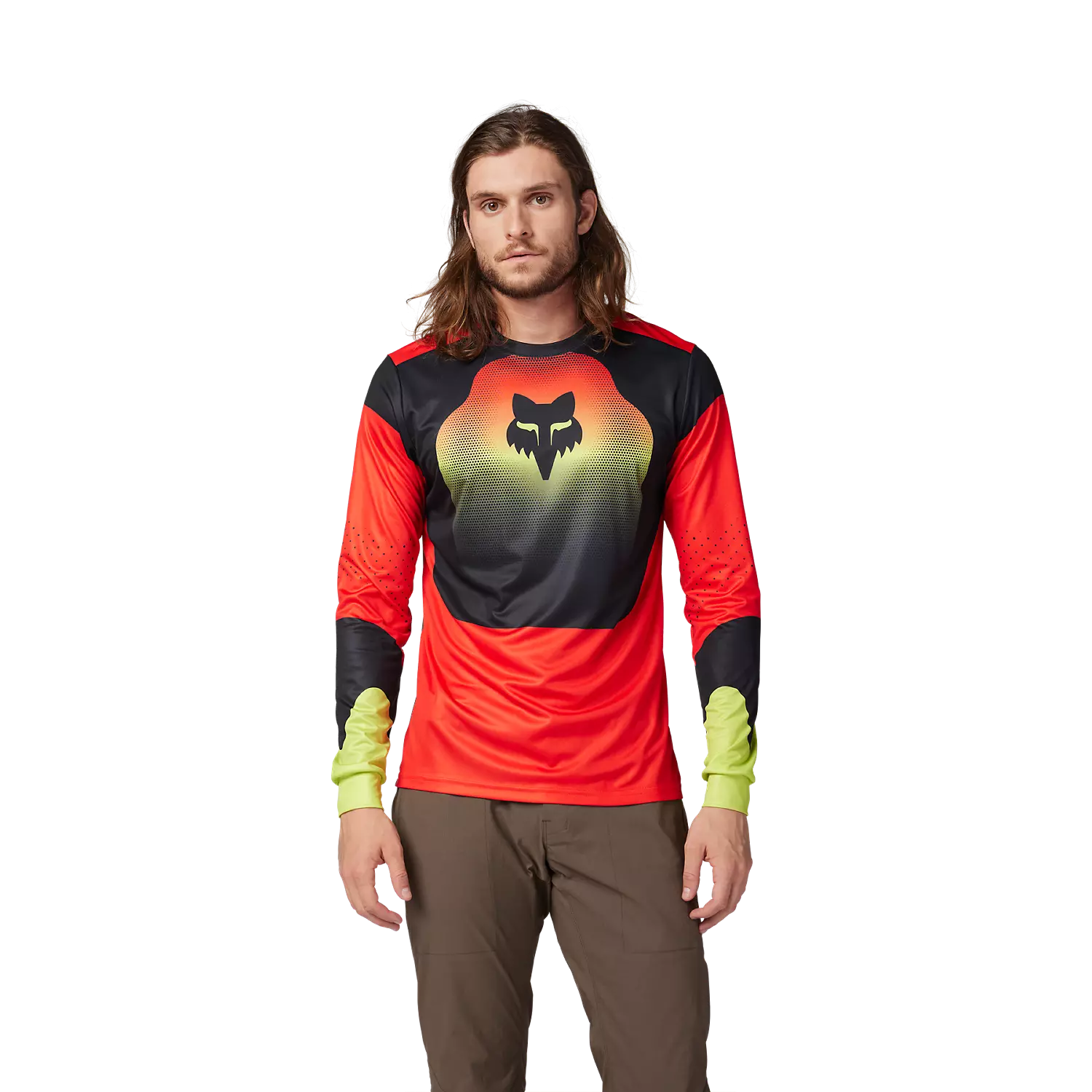 FX RANGER LS JERSEY REVISE RED / YELLOW