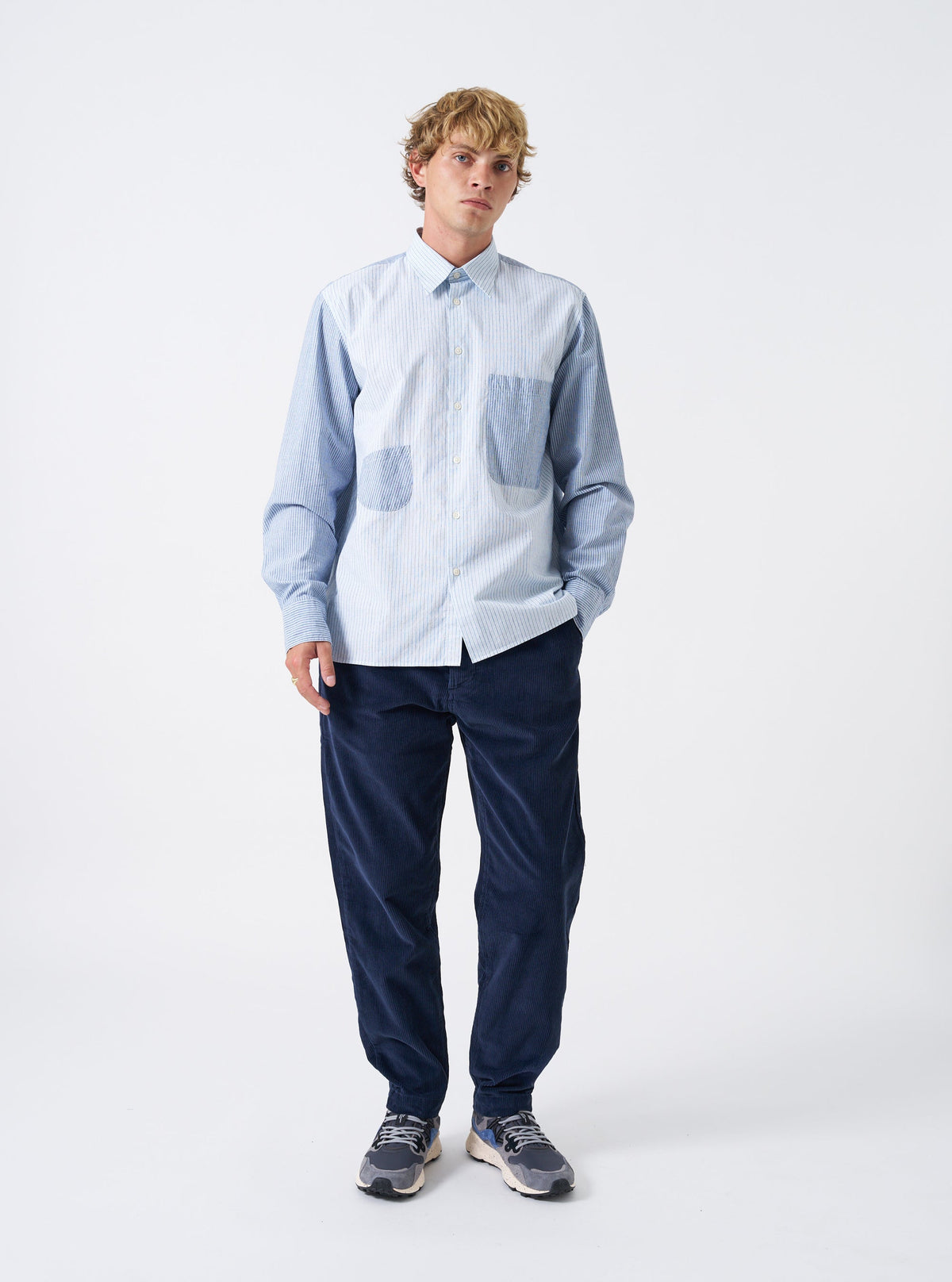 STATION SHIRT MIX STRIPES