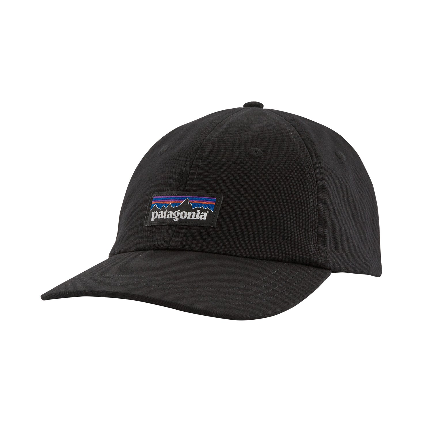 P-6 LABEL TRAD CAP BLACK