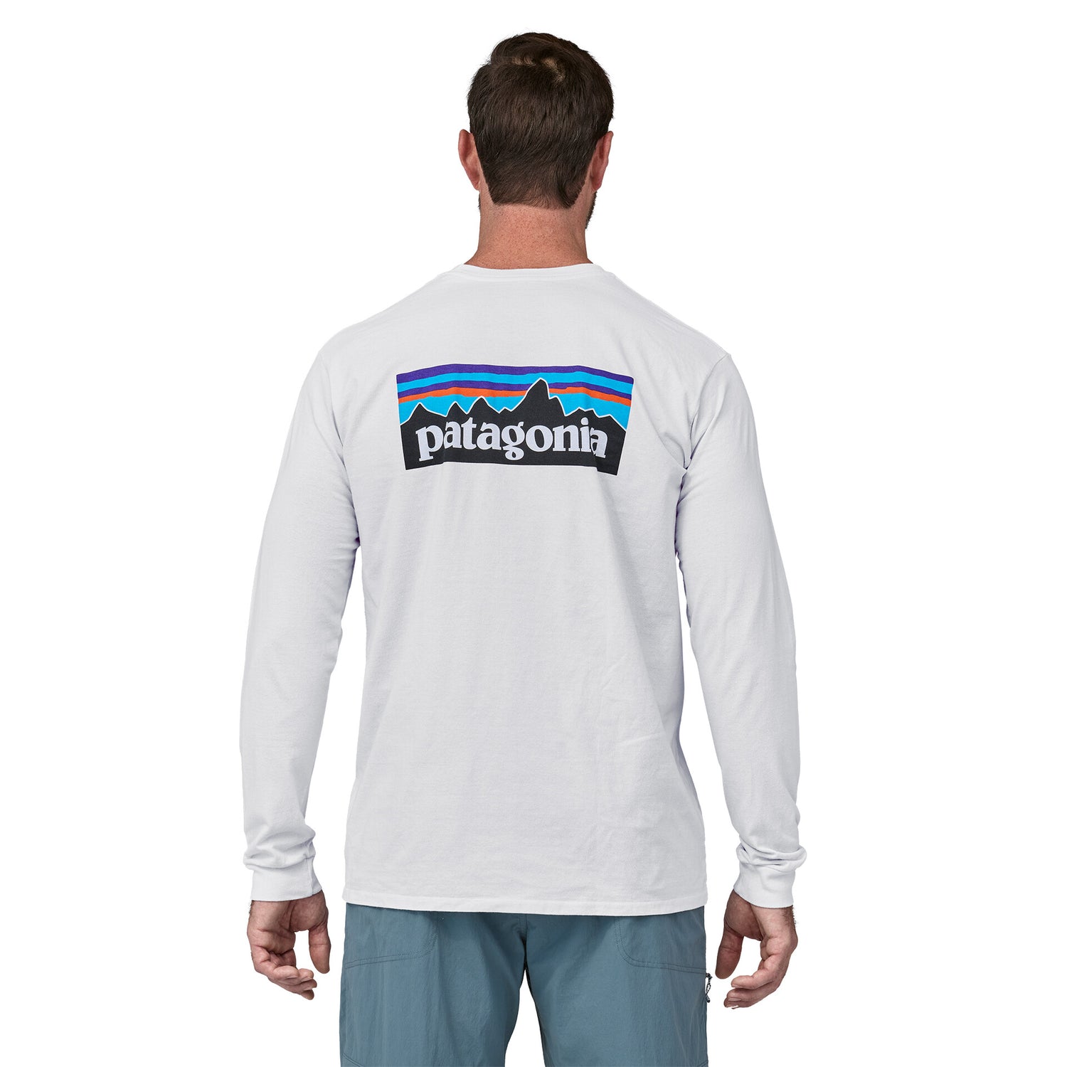 M'S L/S P-6 LOGO RESPONSIBILI-TEE WHITE
