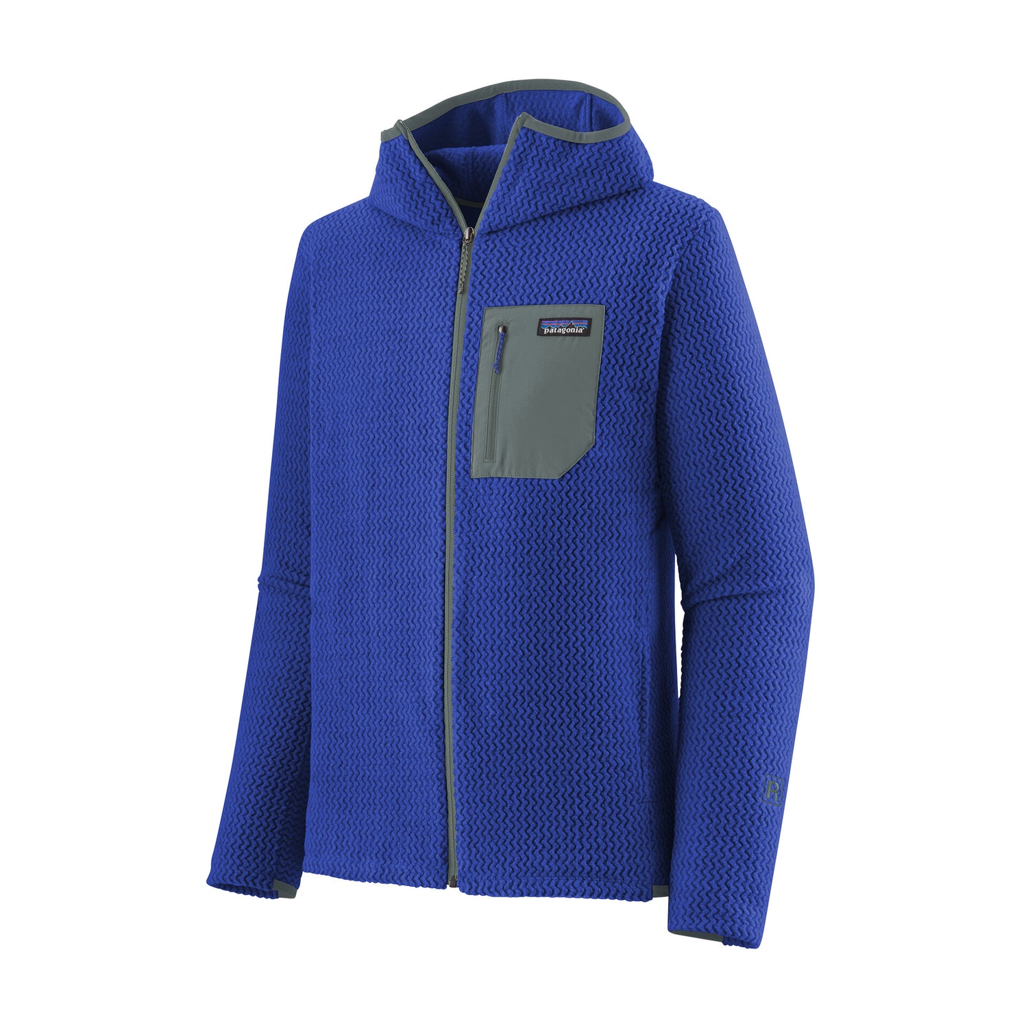 M'S R1 AIR FULL-ZIP HOODY PASSAGE BLUE