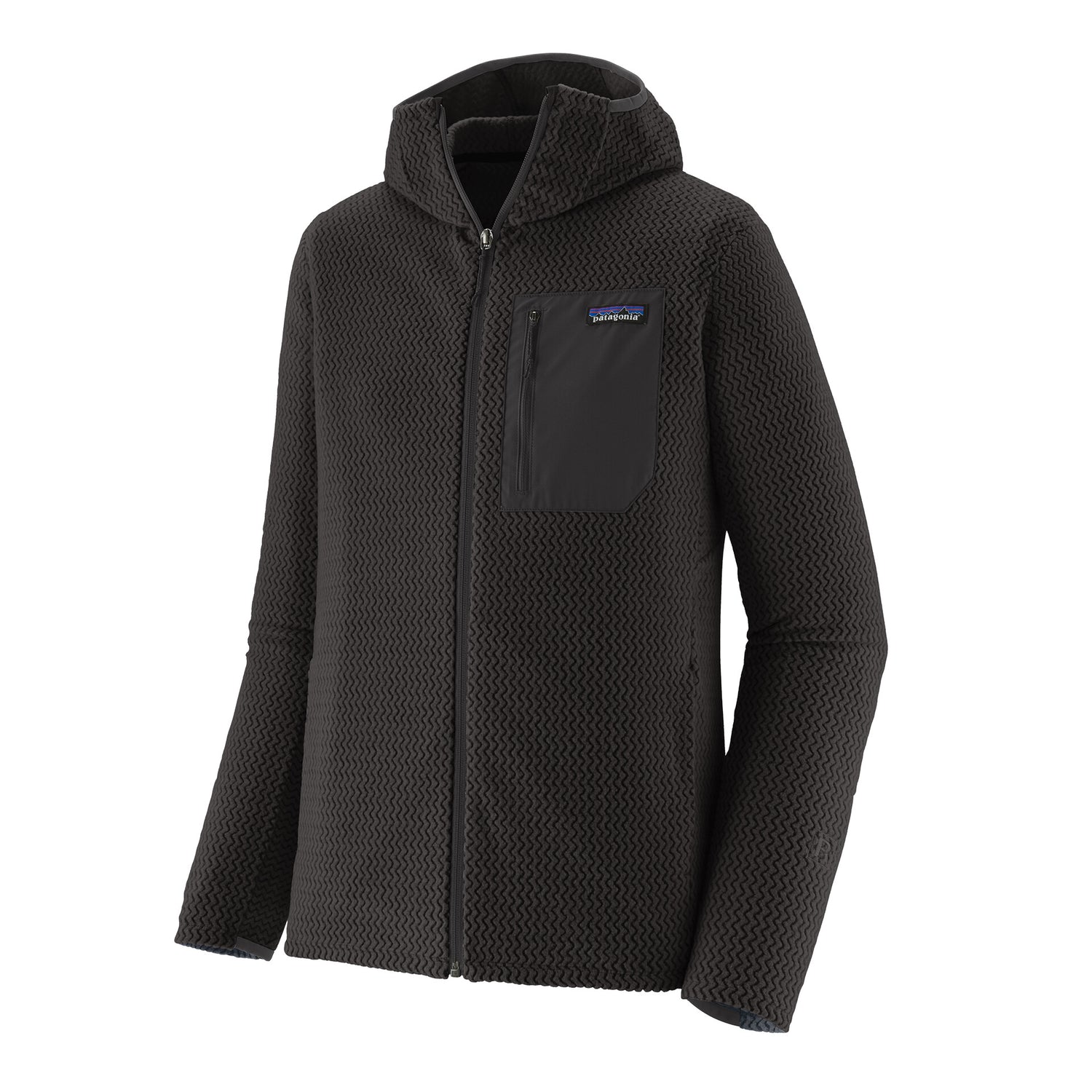 M'S R1 AIR FULL-ZIP HOODY BLACK