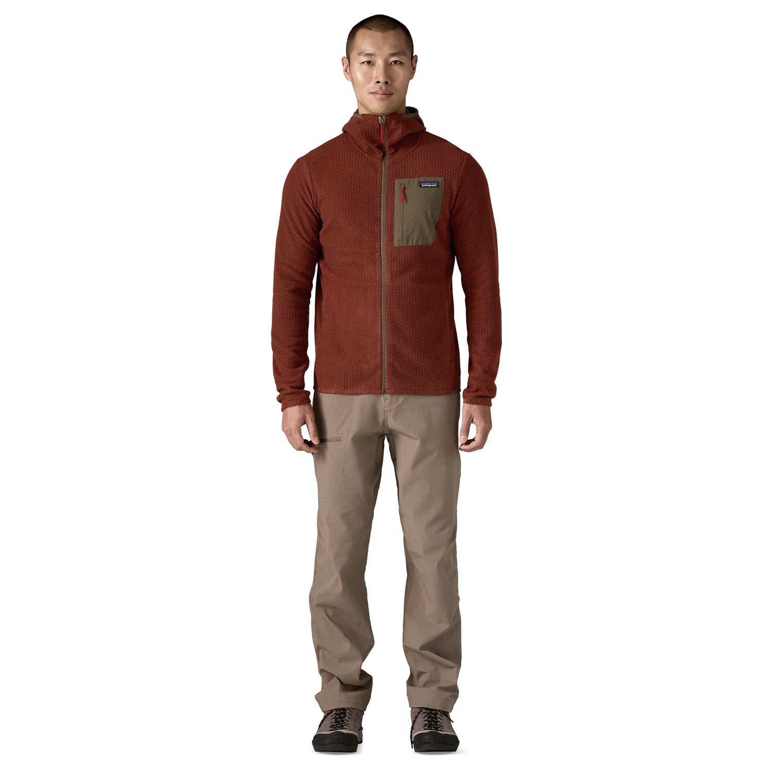 M'S R1 AIR FULL-ZIP HOODY DRIED VANILLA