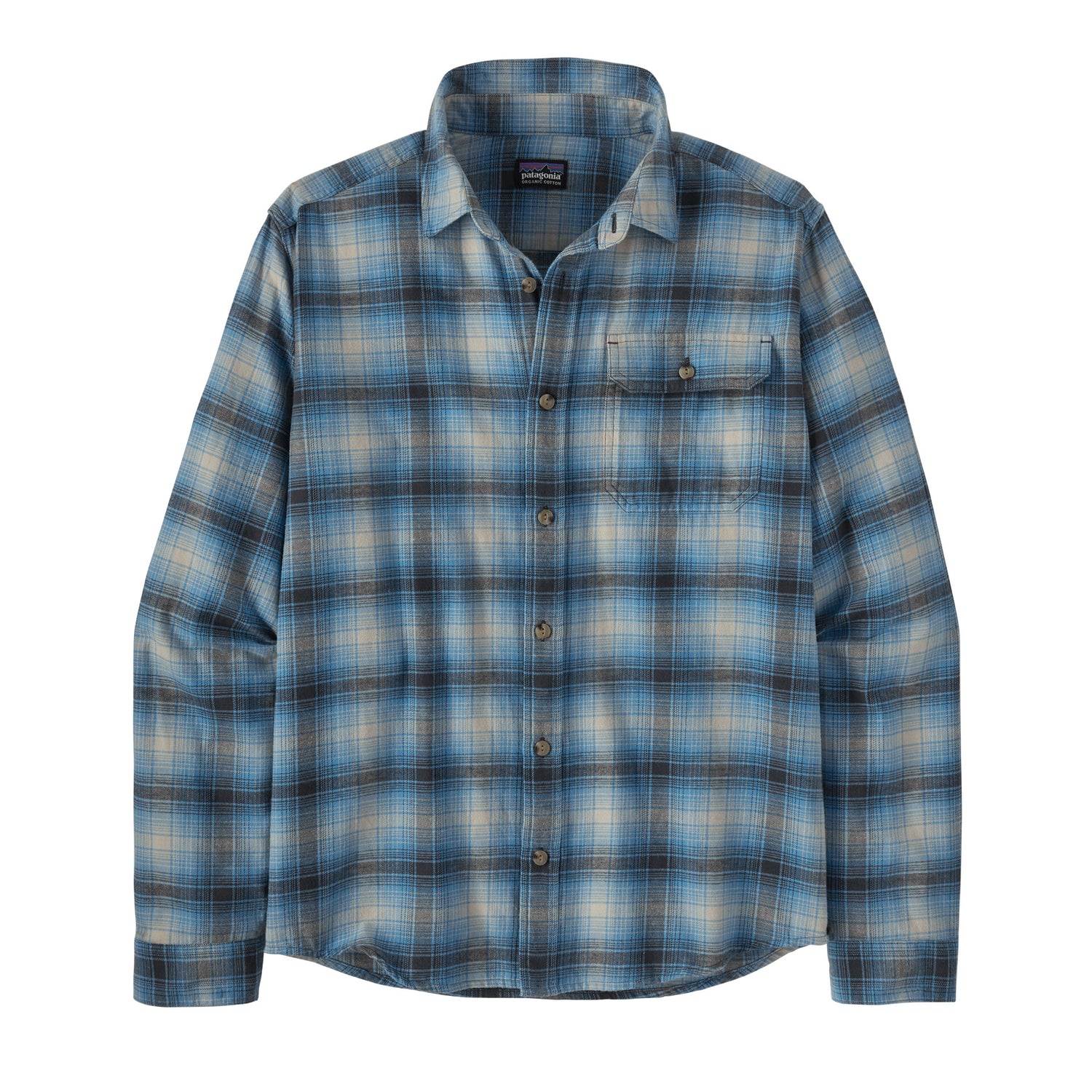 M'S L/S COTTON IN CONVERSION LW FJORD FLANNEL SHIRT AVANT: BLUE BIRD