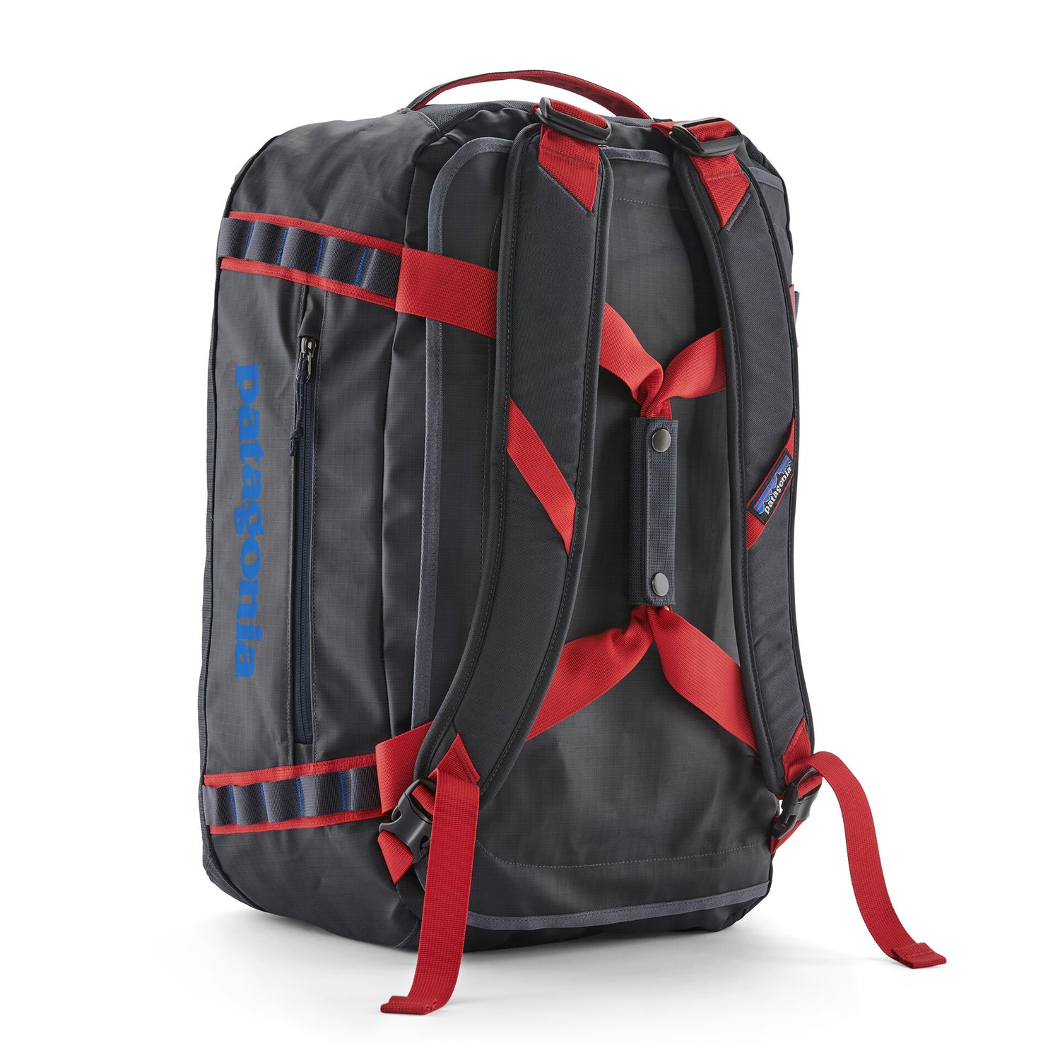 BLACK HOLE DUFFEL 40L SMOLDER BLUE / AMANITA RED