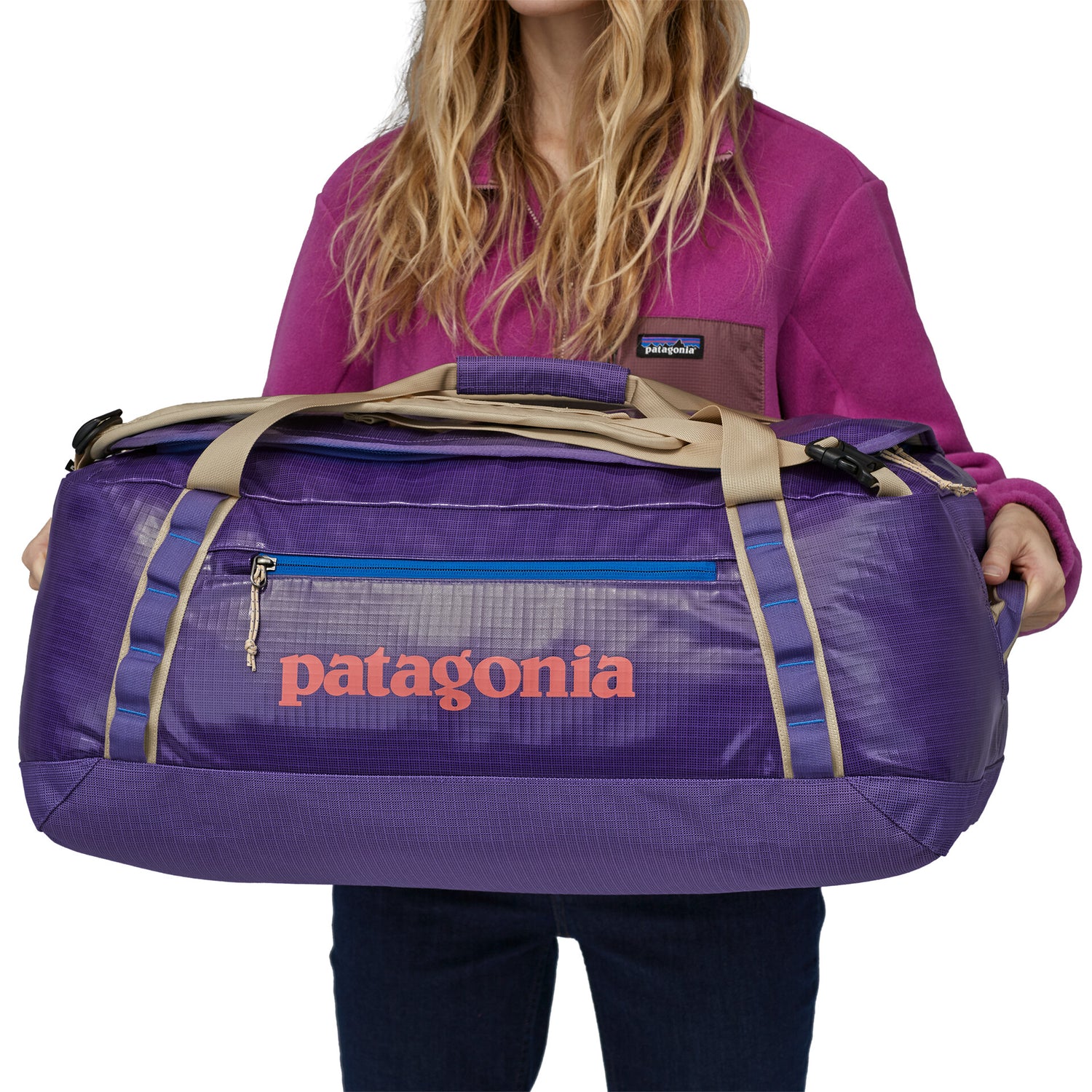 BLACK HOLE DUFFEL 55L PERENNIAL PURPLE