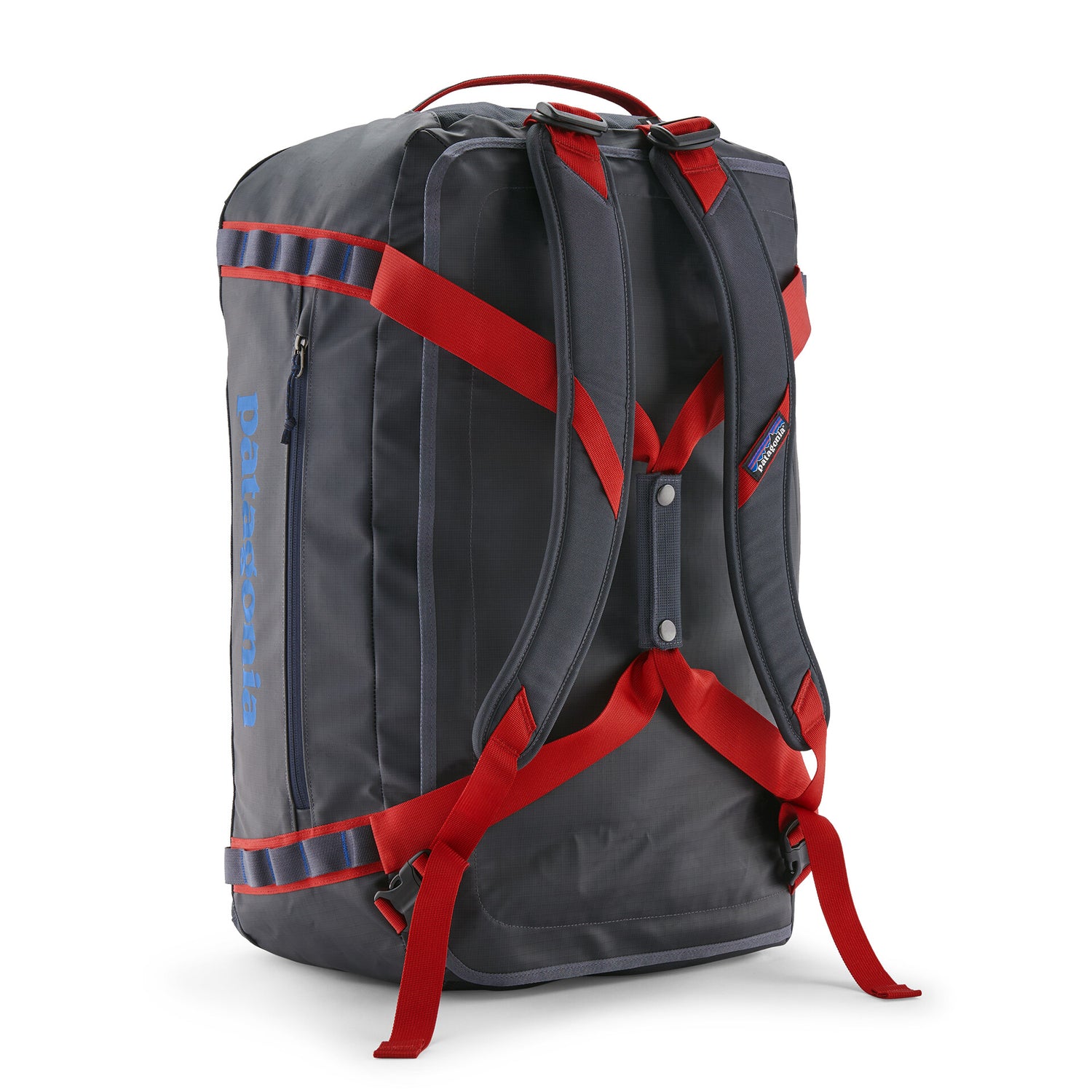 BLACK HOLE DUFFEL 55L SMOLDER BLUE / AMANITA RED