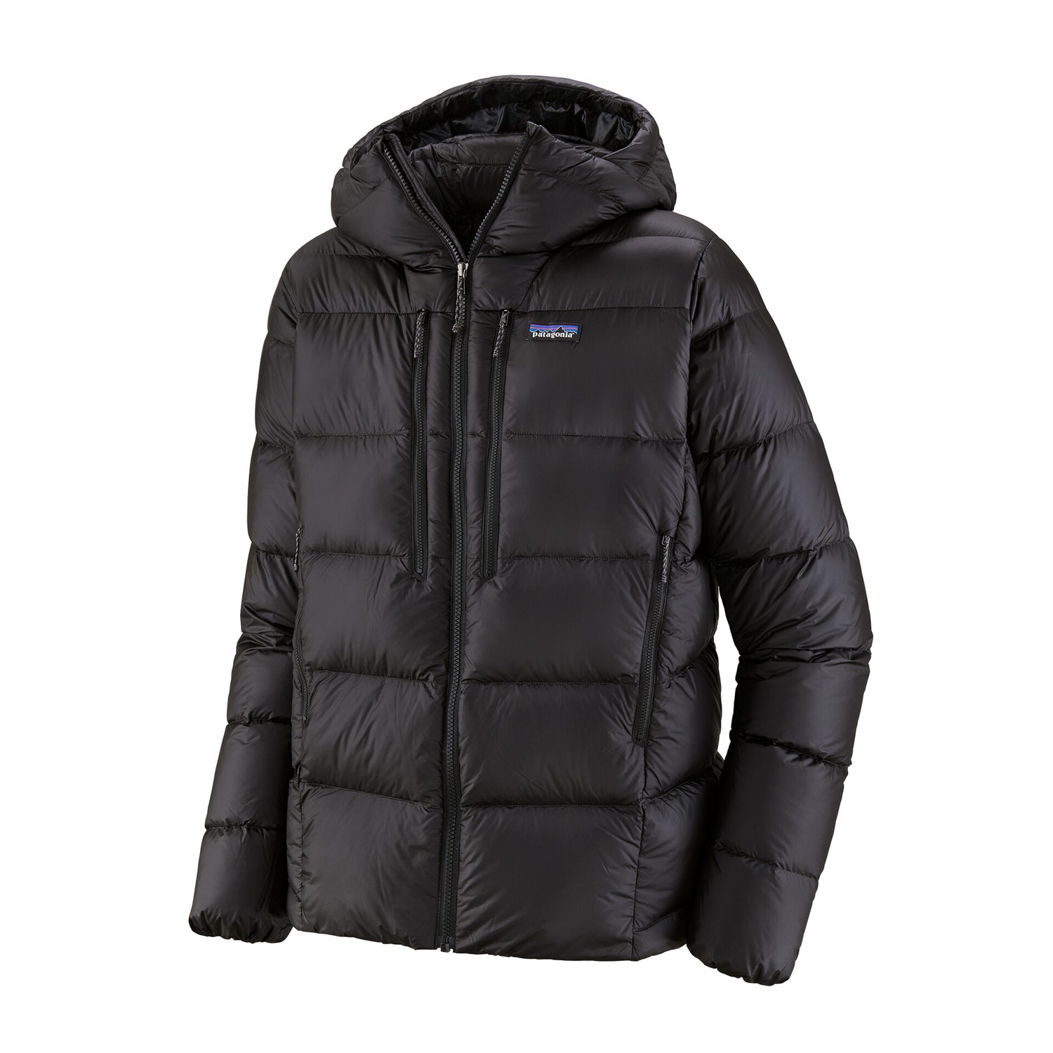 M'S FITZ ROY DOWN HOODY BLACK W/ BLACK