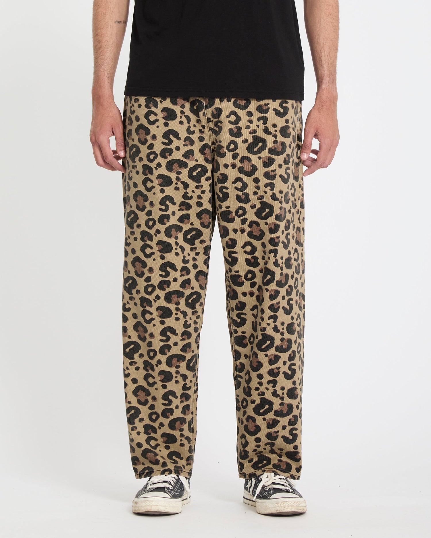 FREAZY LOOSE EW DENIM CHEETAH