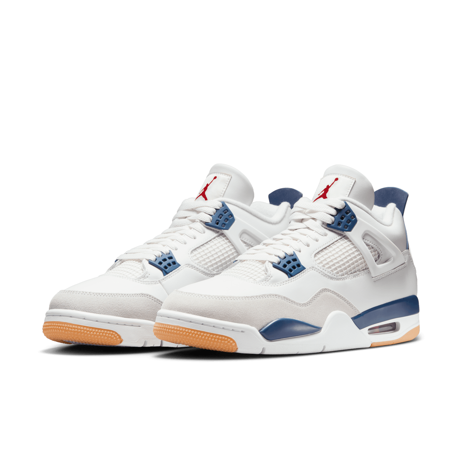 NIKE SB X AIR JORDAN 4 SUMMIT WHITE / NAVY / NEUTRAL GREY