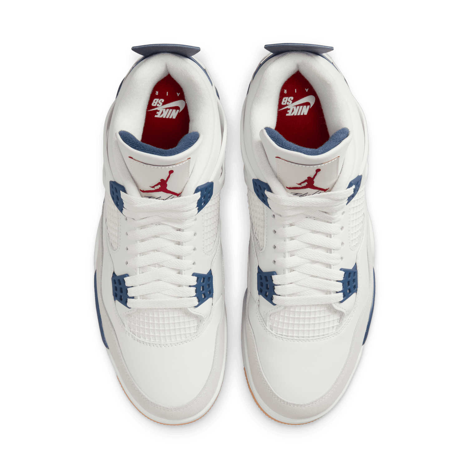 NIKE SB X AIR JORDAN 4 SUMMIT WHITE / NAVY / NEUTRAL GREY