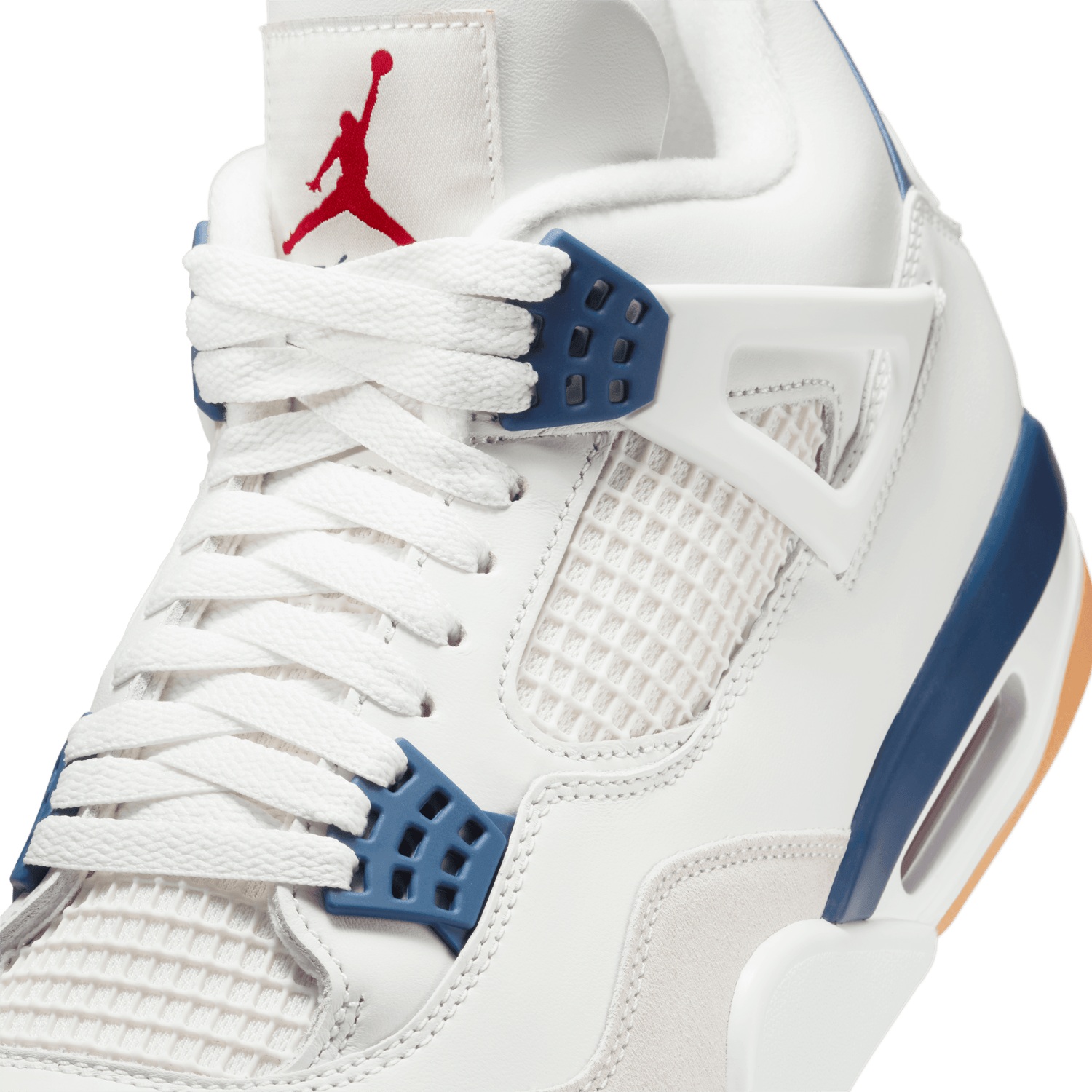 NIKE SB X AIR JORDAN 4 SUMMIT WHITE / NAVY / NEUTRAL GREY