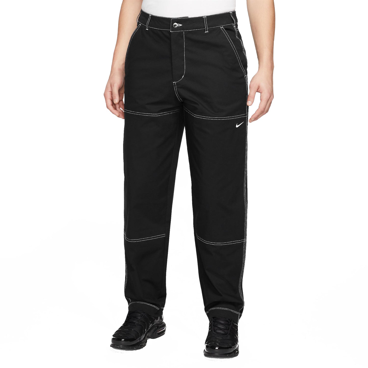 DOUBLE KNEE SKATE PANTS BLACK