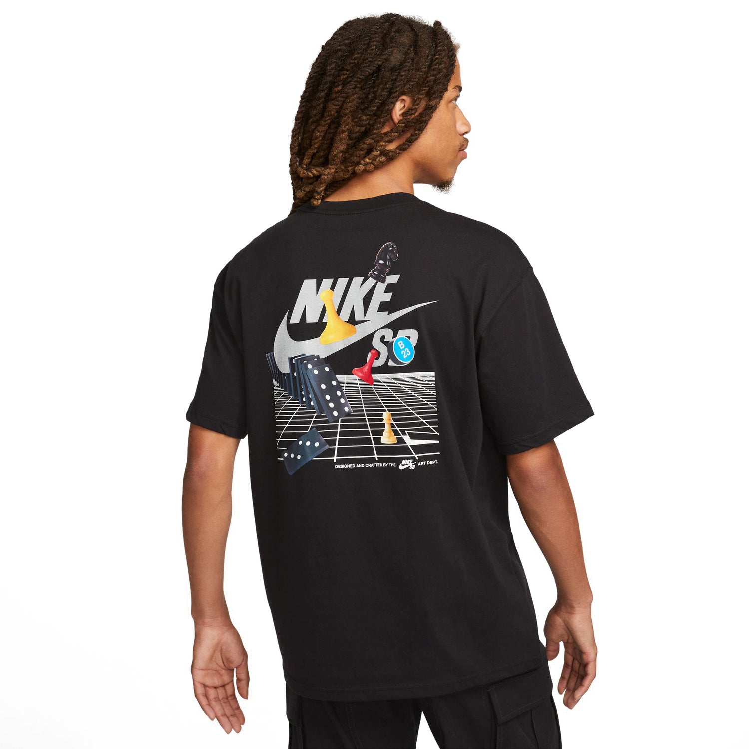 GLOW SKATE TEE BLACK