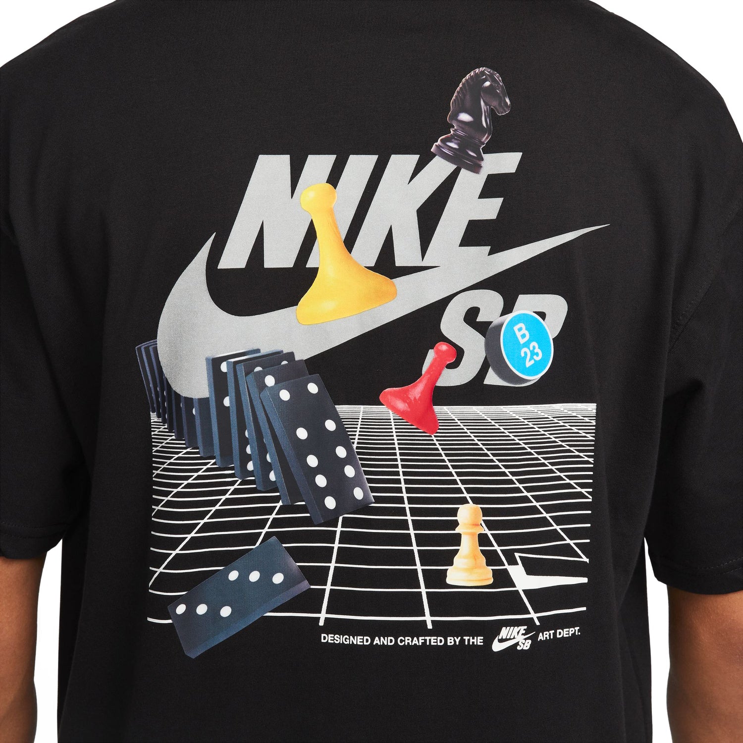 GLOW SKATE TEE BLACK