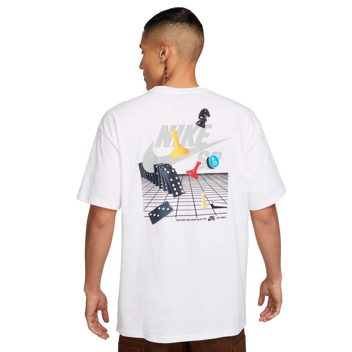 GLOW SKATE TEE WHITE