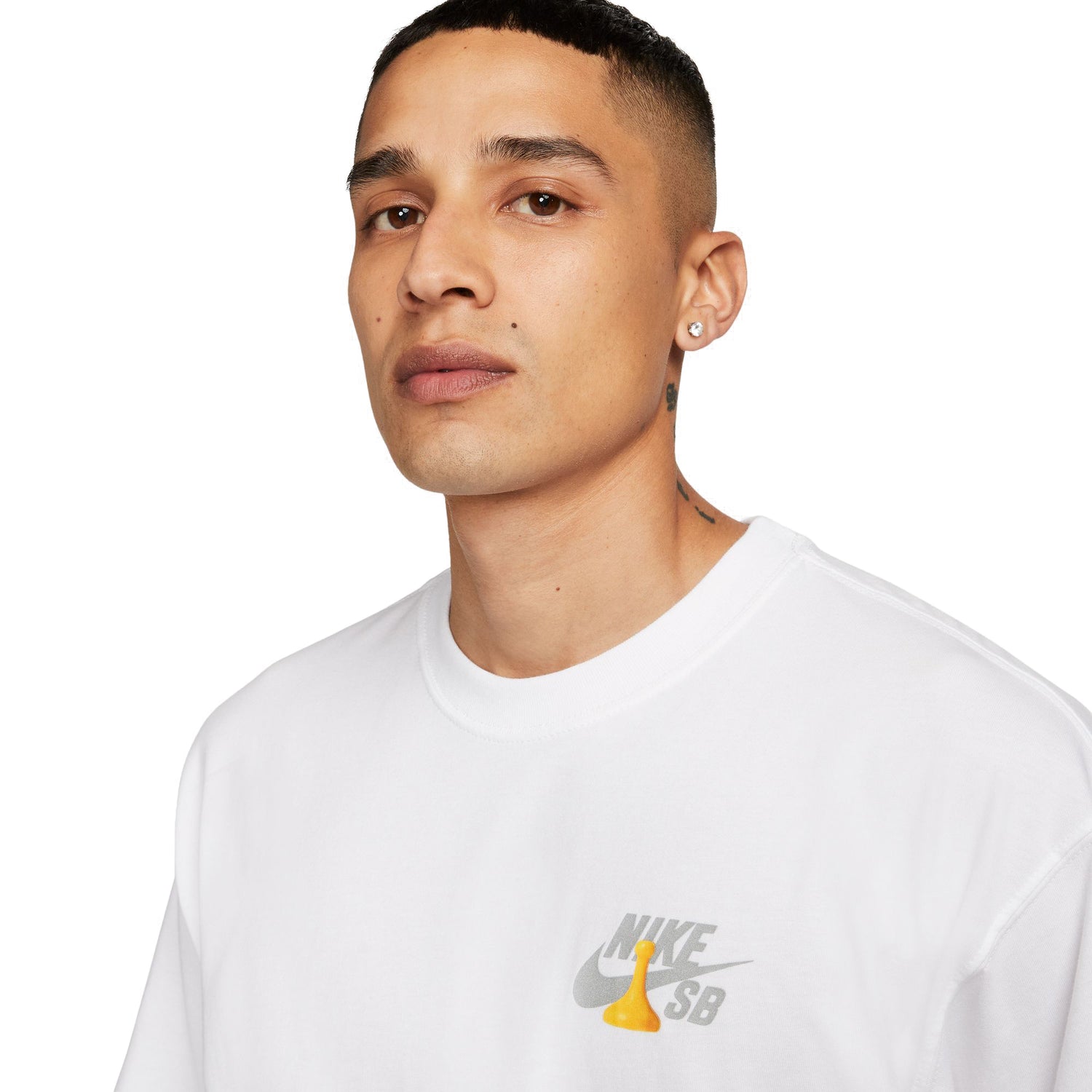 GLOW SKATE TEE WHITE