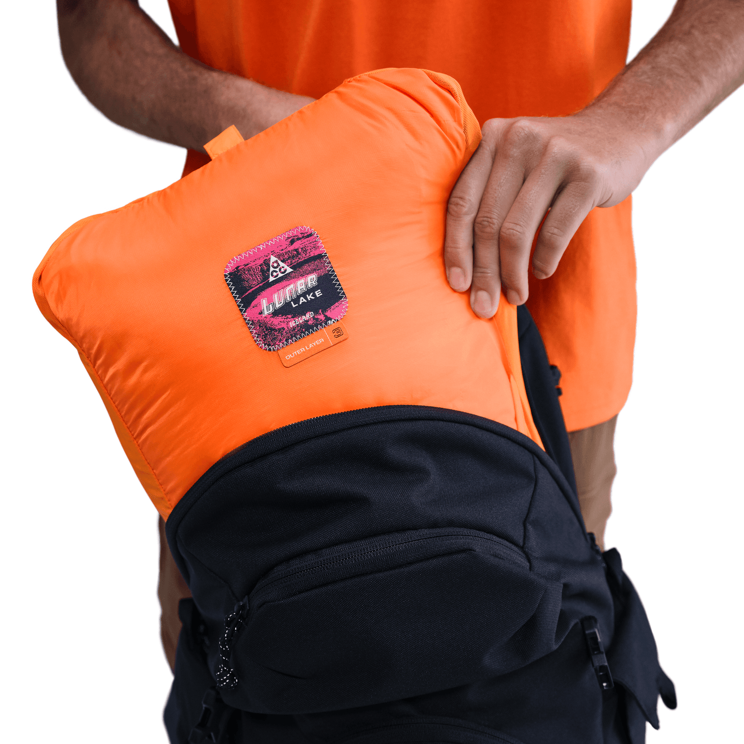 ACG LUNAR LAKE PRIMALOFT® PUFFER SAFETY ORANGE