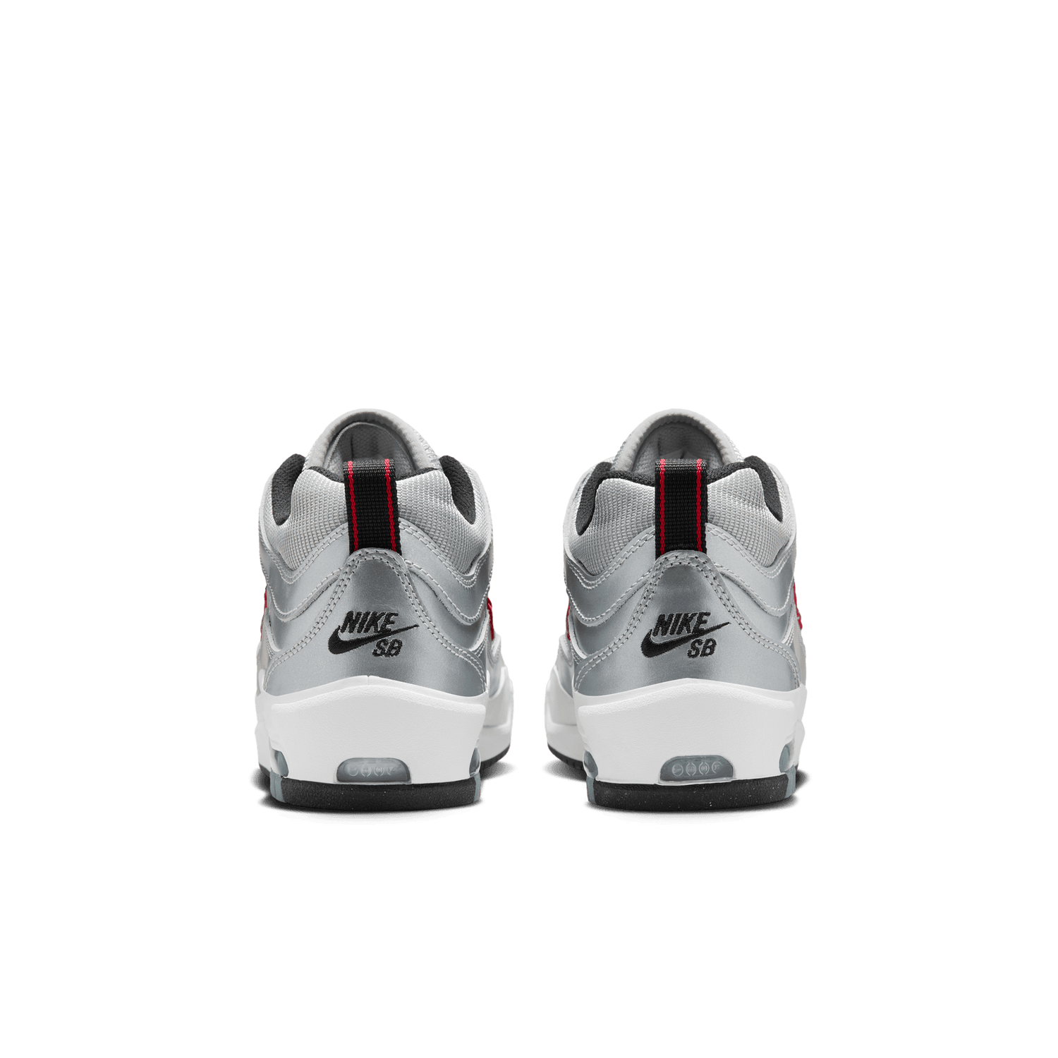 AIR MAX ISHOD PRM METALLIC SILVER / VARSITY RED