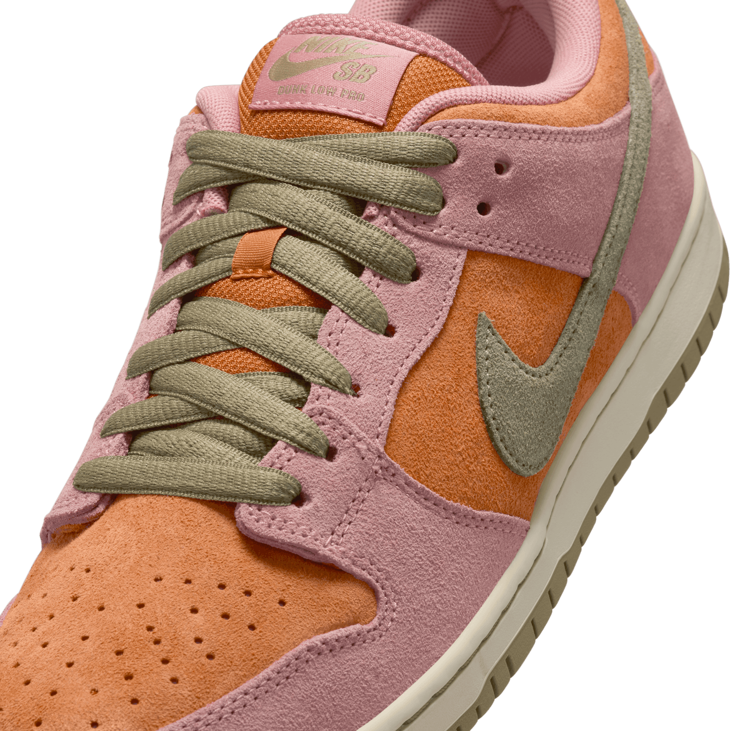 SB DUNK LOW PRO RED STARDUST / NEUTRAL OLIVE