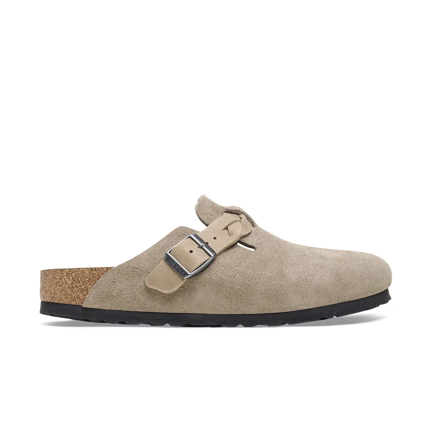 BOSTON BRAINDED TAUPE SUEDE LEATHER