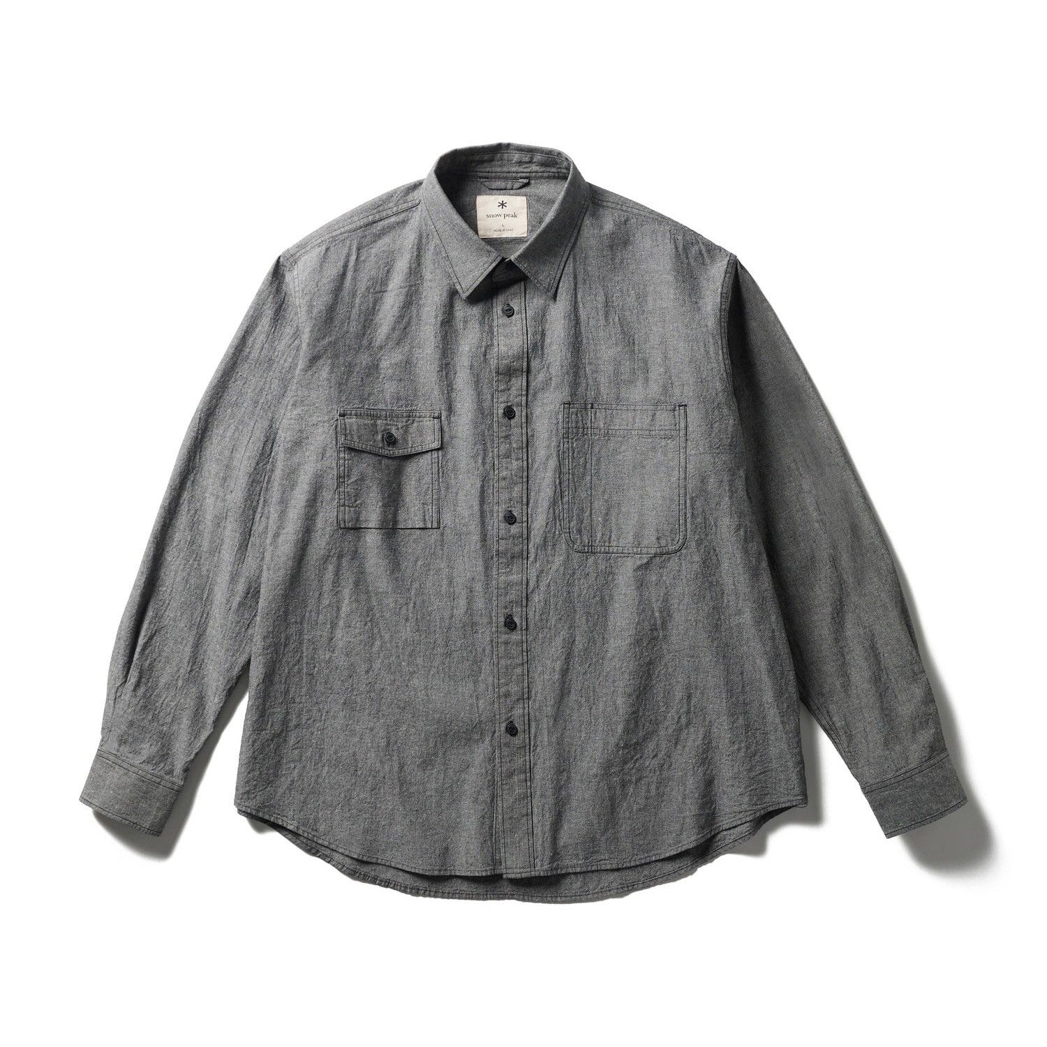 CHAMBRAY WORK SHIRT BLACK