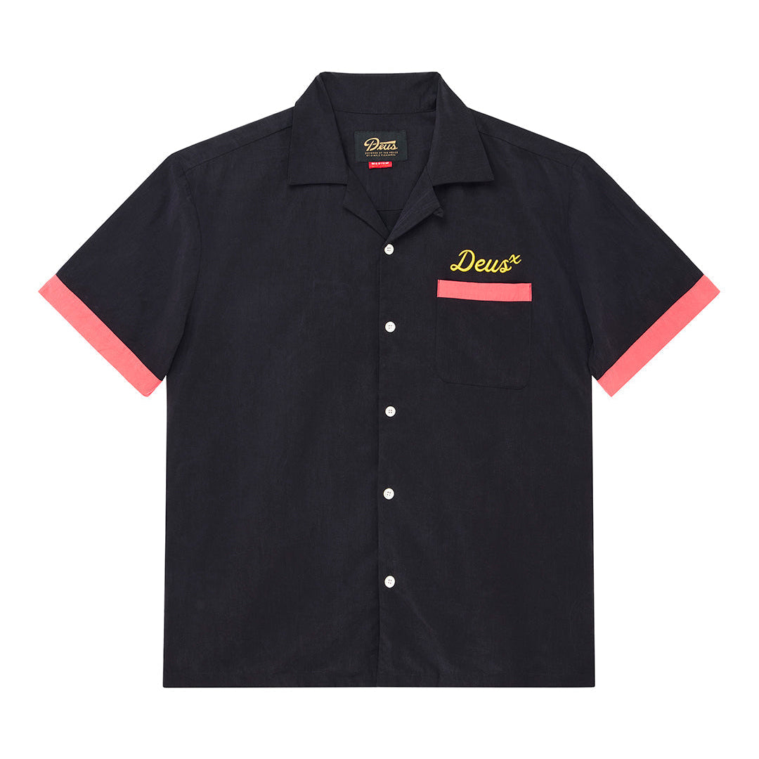 HISSSTERICAL BOWLING SHIRT BLACK