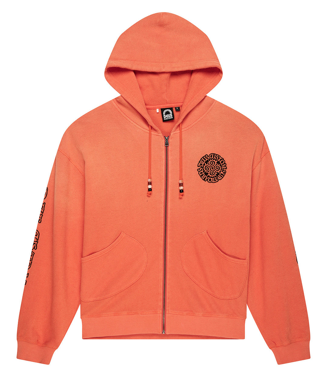NOUVEAU ZIP HOODIE RED GRADIENT