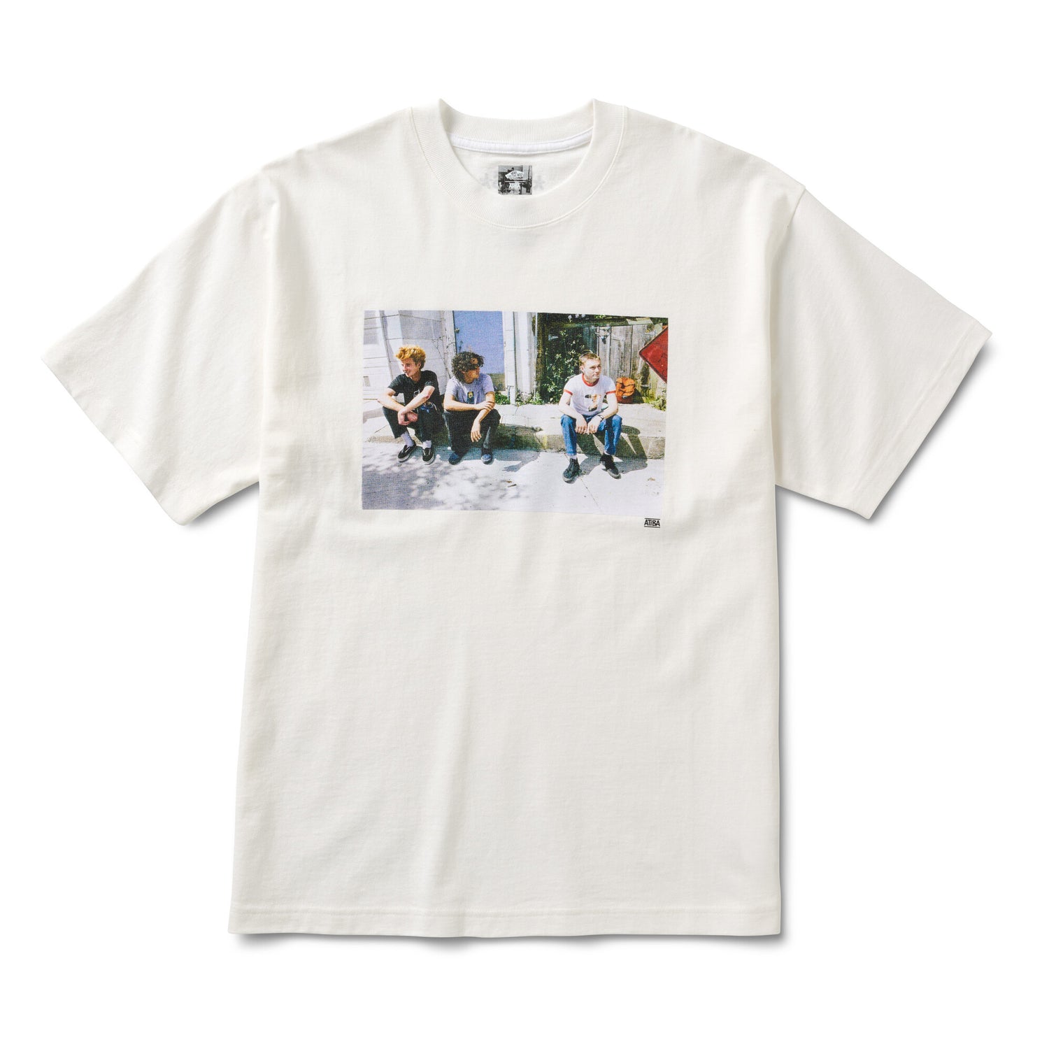 SKATE ATIBA HAZE CURB CREW SS TEE WHITE