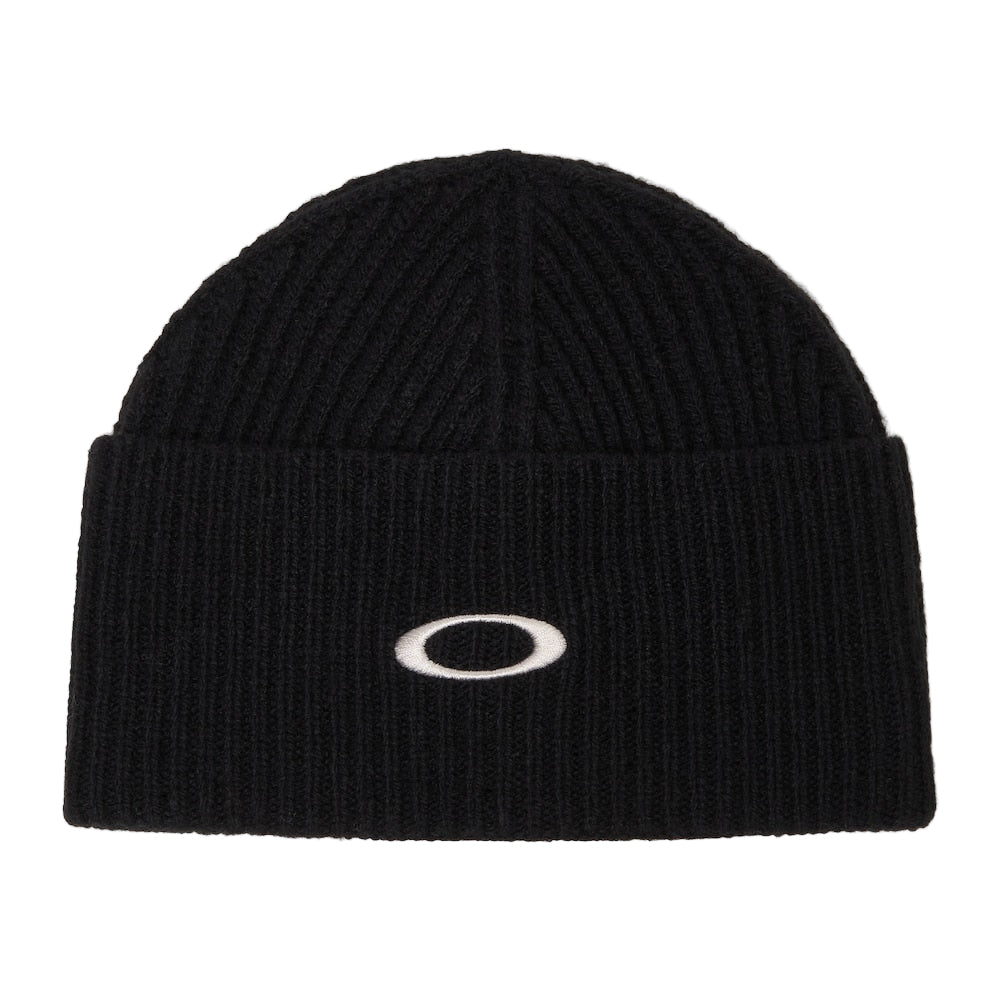 ELLIPSE RIBBED BEANIE BLACKOUT