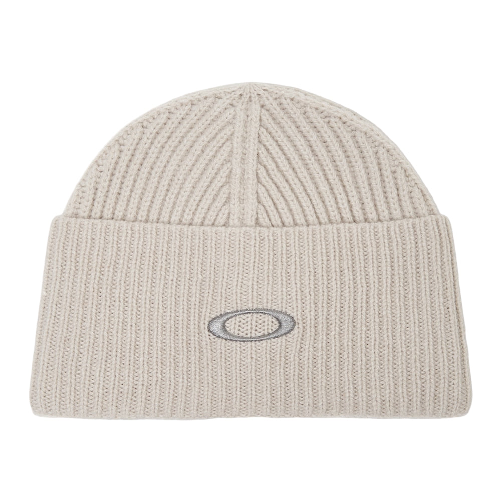 ELLIPSE RIBBED BEANIE MIST / CEMENT