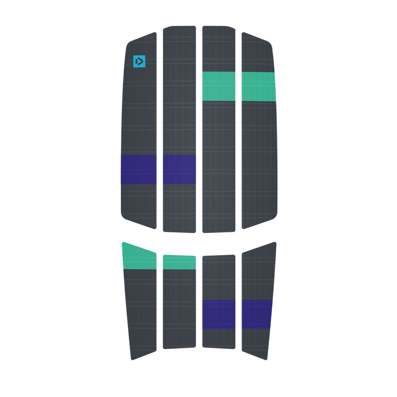 BOARD ACC TRACTION PAD TEAM FRONT DARK GREY / VIOLET
