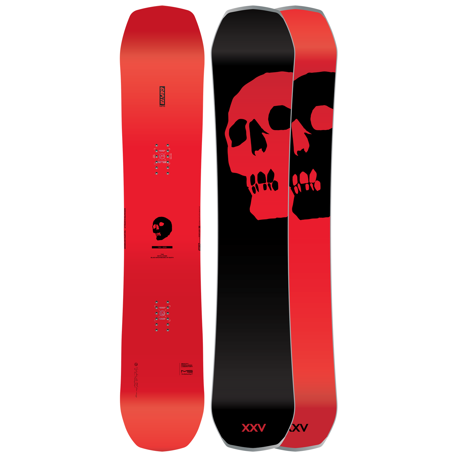 THE BLACK SNOWBOARD OF DEATH