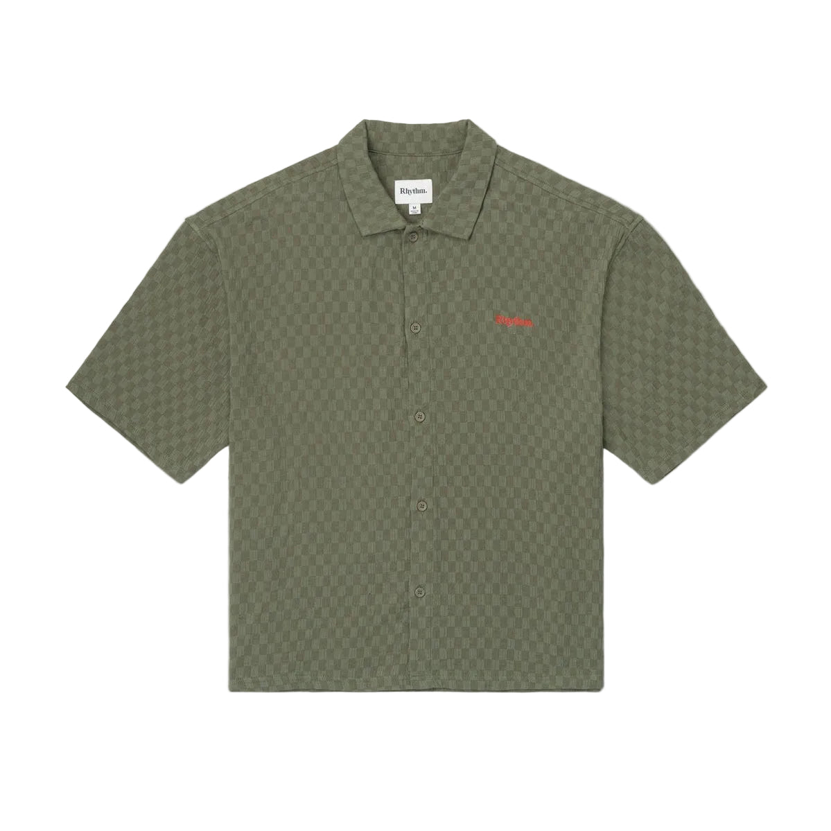 WASH CHECK RELAXED SS SHIRT GREEN