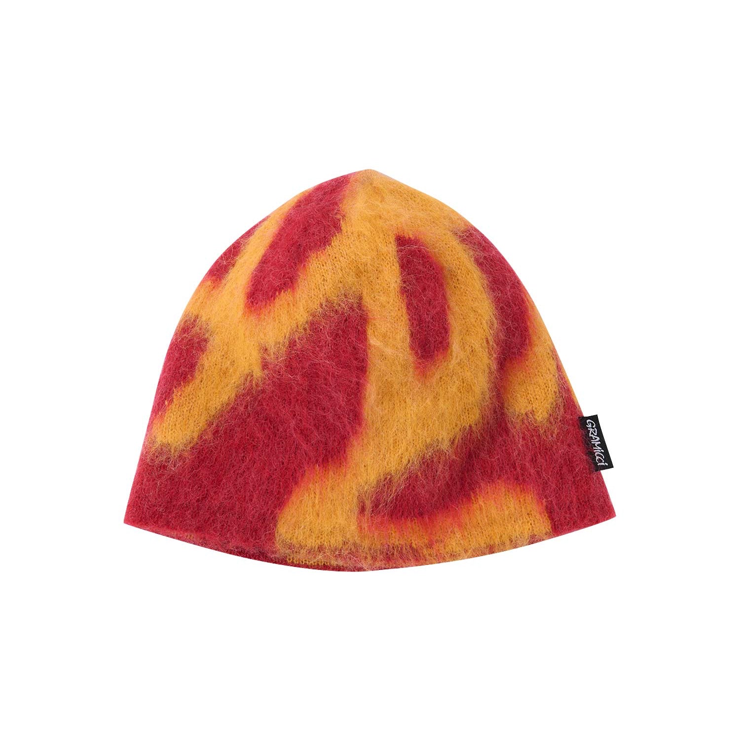 MOHAIR BURLY RUNNINGMAN BEANIE BURNT ORANGE