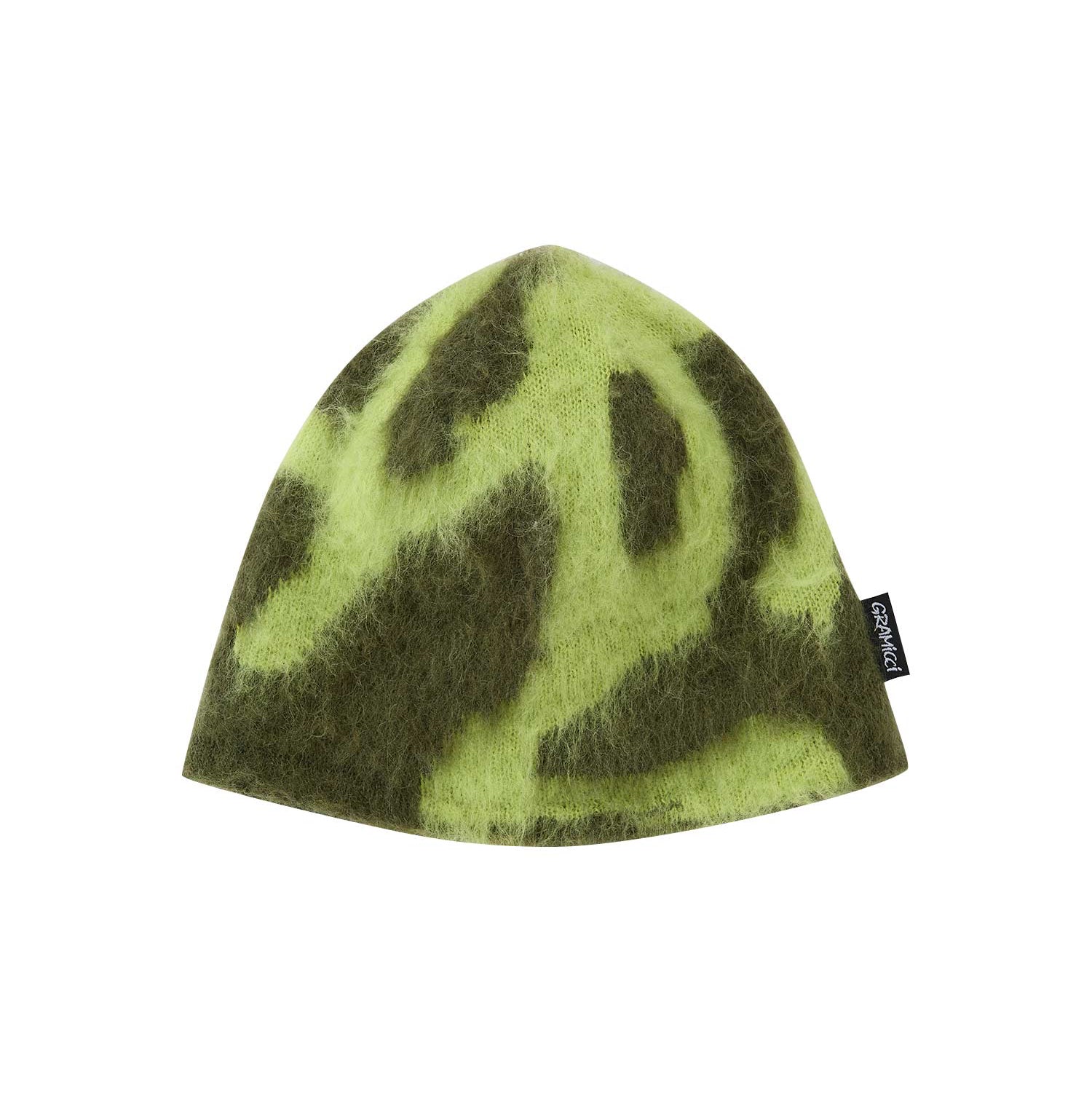 MOHAIR BURLY RUNNINGMAN BEANIE CHARTREUSE