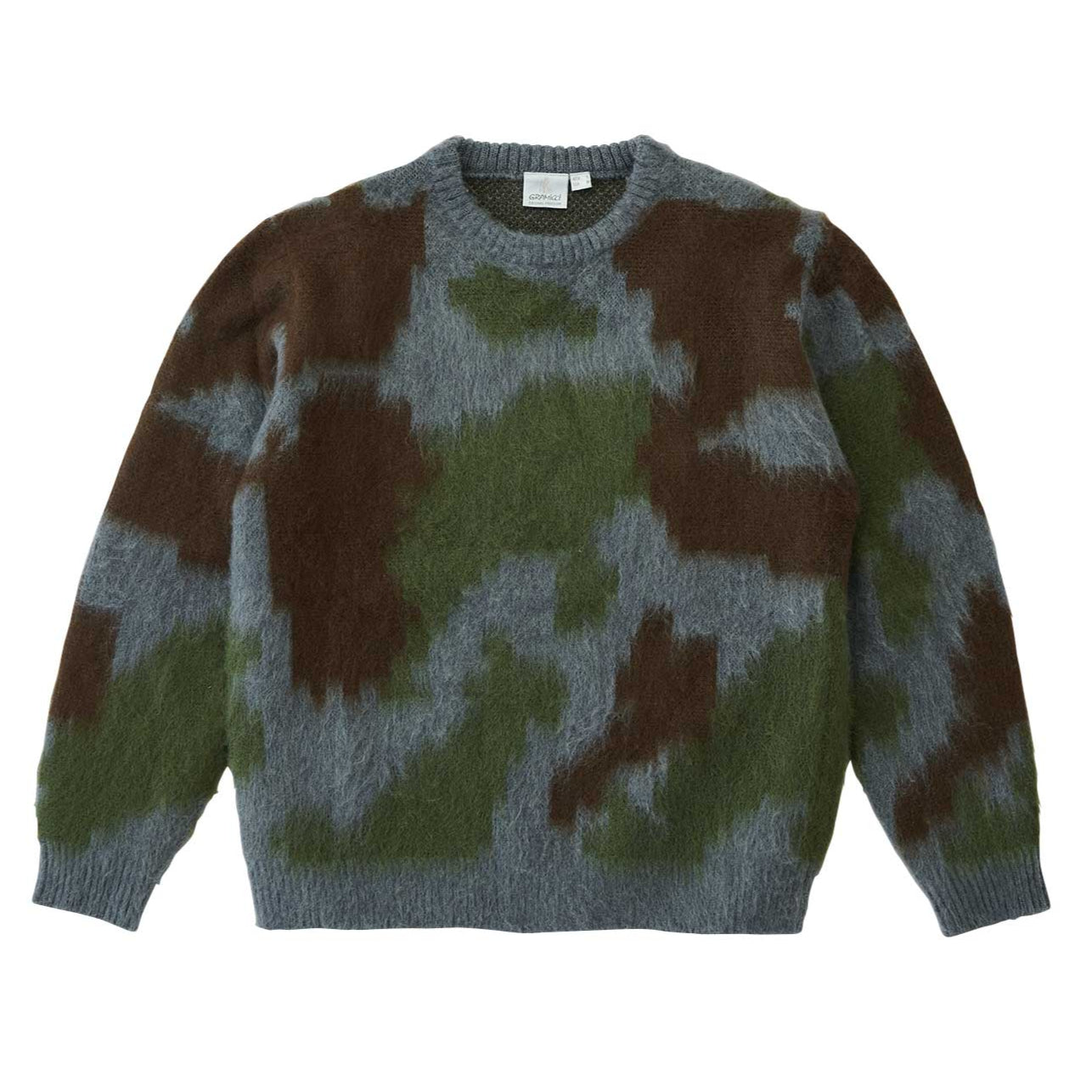 MOHAIR SWEATER JUNGLE DIGI CAMO